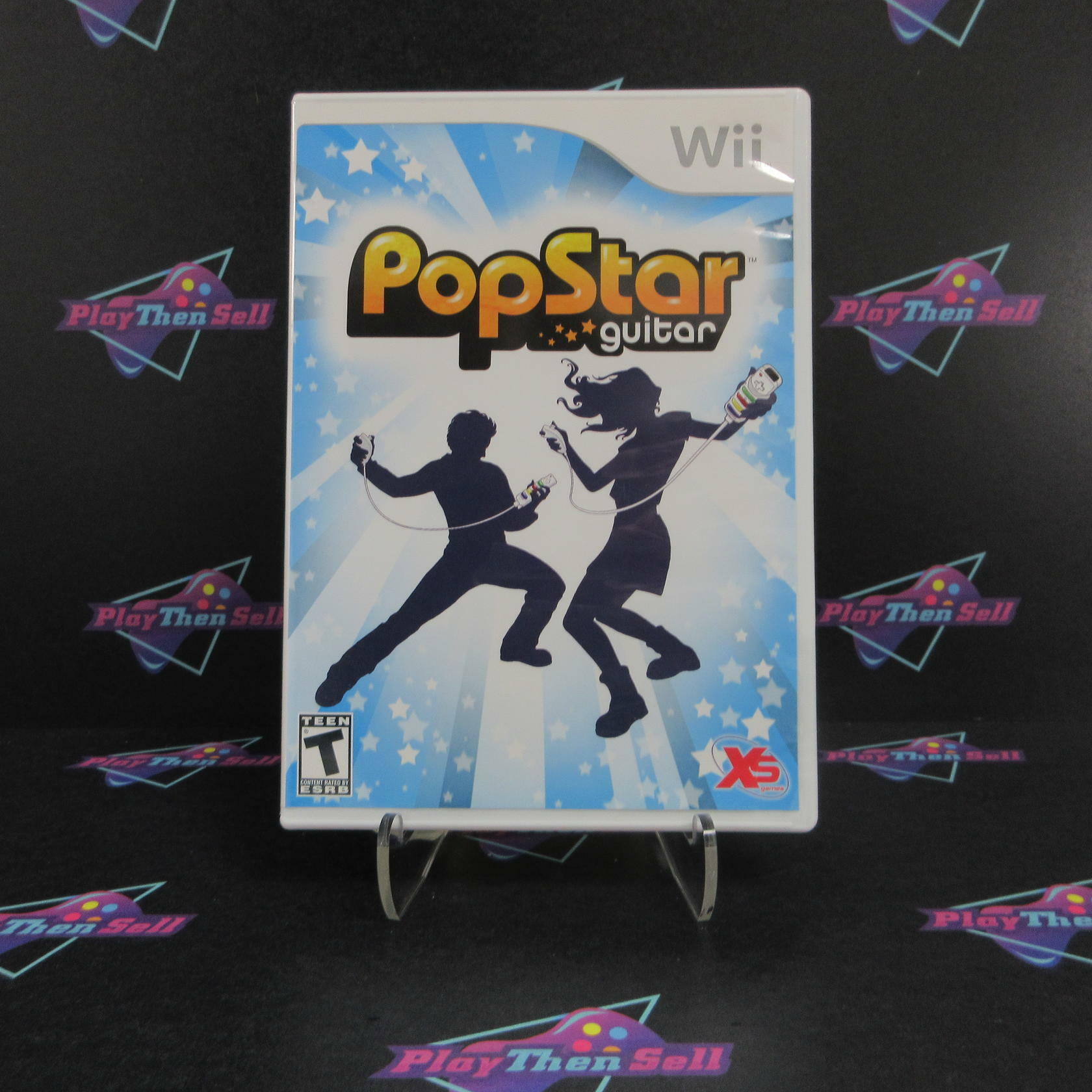 Popstar Guitar Nintendo Wii Complete - Excellent