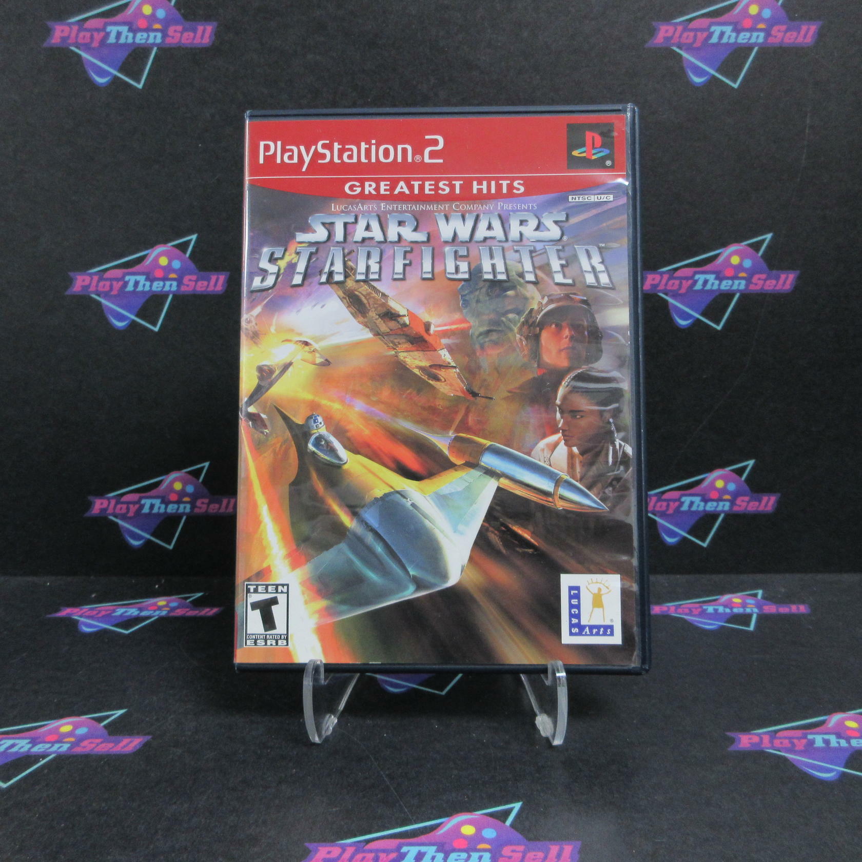 Star Wars Starfighter PS2 PlayStation 2 GH + Reg Card Complete - Excellent