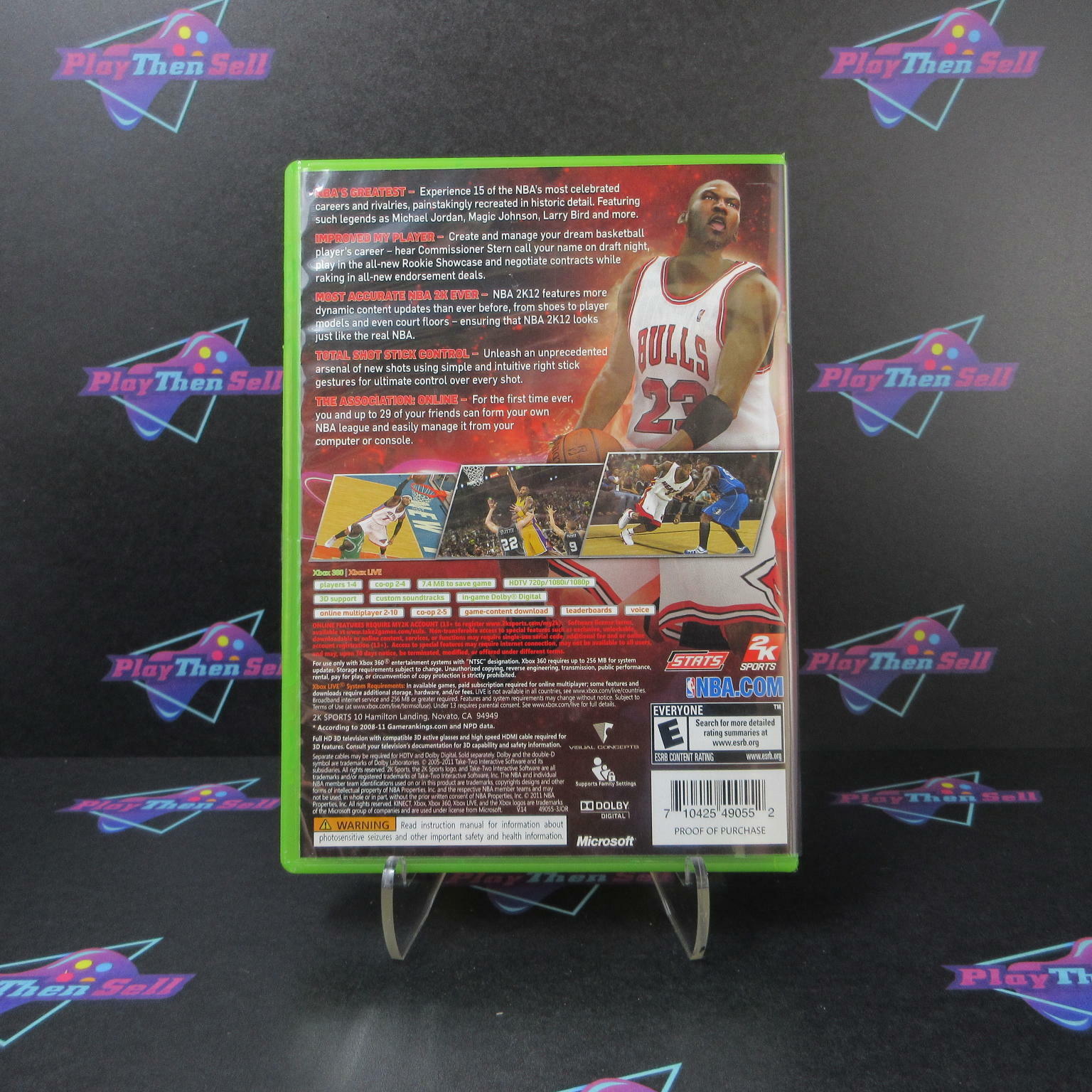NBA 2K12 Michael Jordan Xbox 360 Complete - Excellent