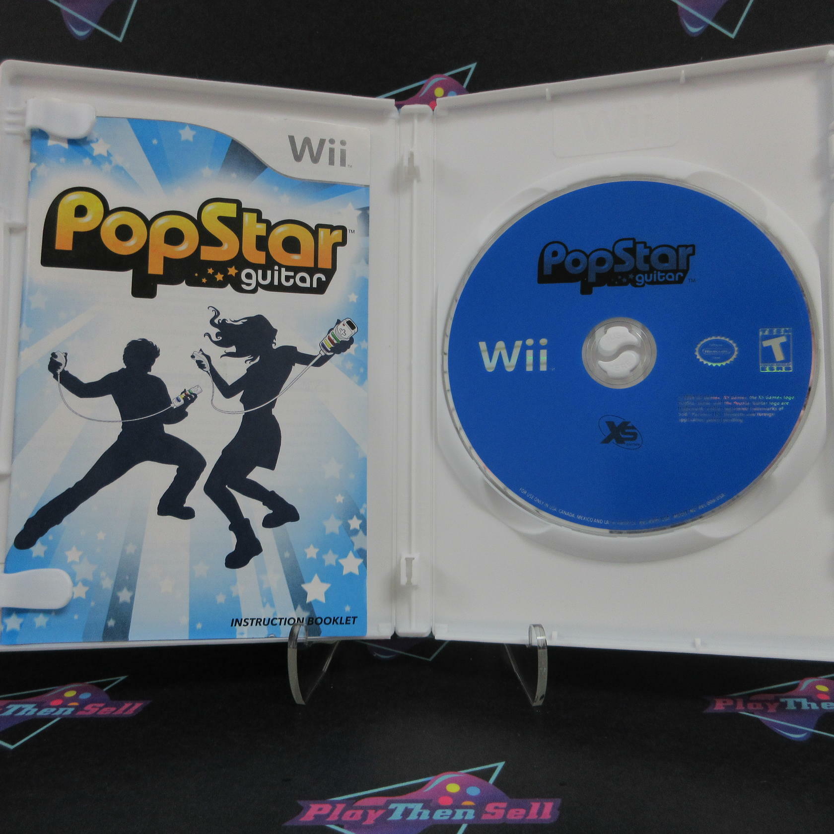 Popstar Guitar Nintendo Wii Complete - Excellent