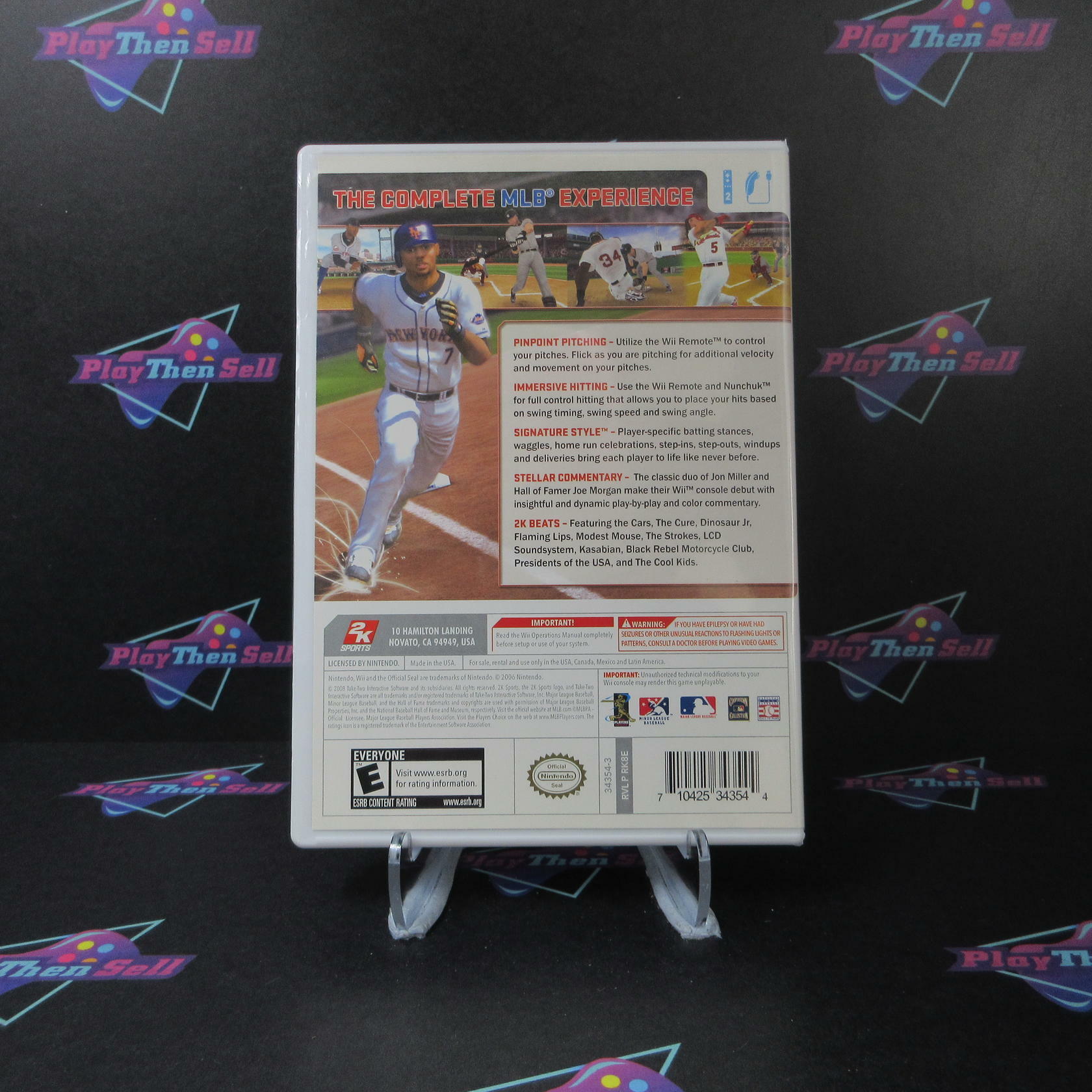 Major League Baseball 2K8 Nintendo Wii Complete - Excellent
