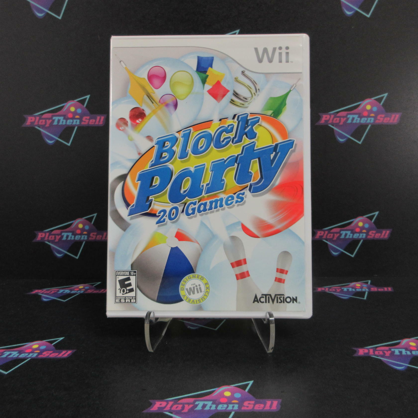 Block Party 20 Games Nintendo Wii Complete - Excellent