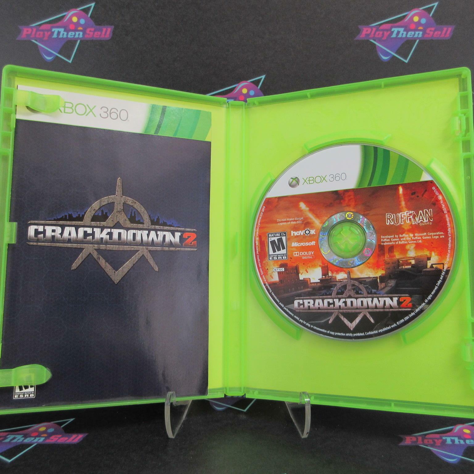 Crackdown 2 Xbox 360 + Poster Complete - Excellent
