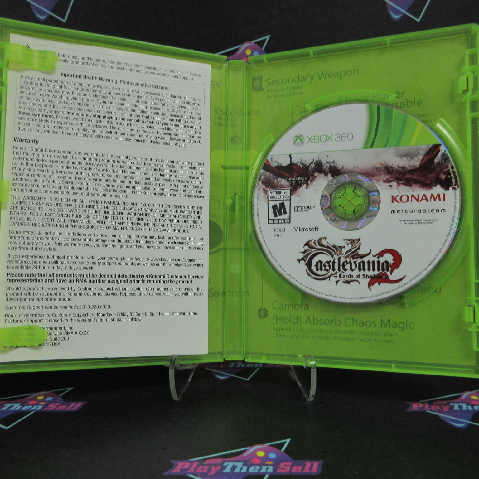 Castlevania Lords of Shadow 2 Xbox 360 Complete - Excellent