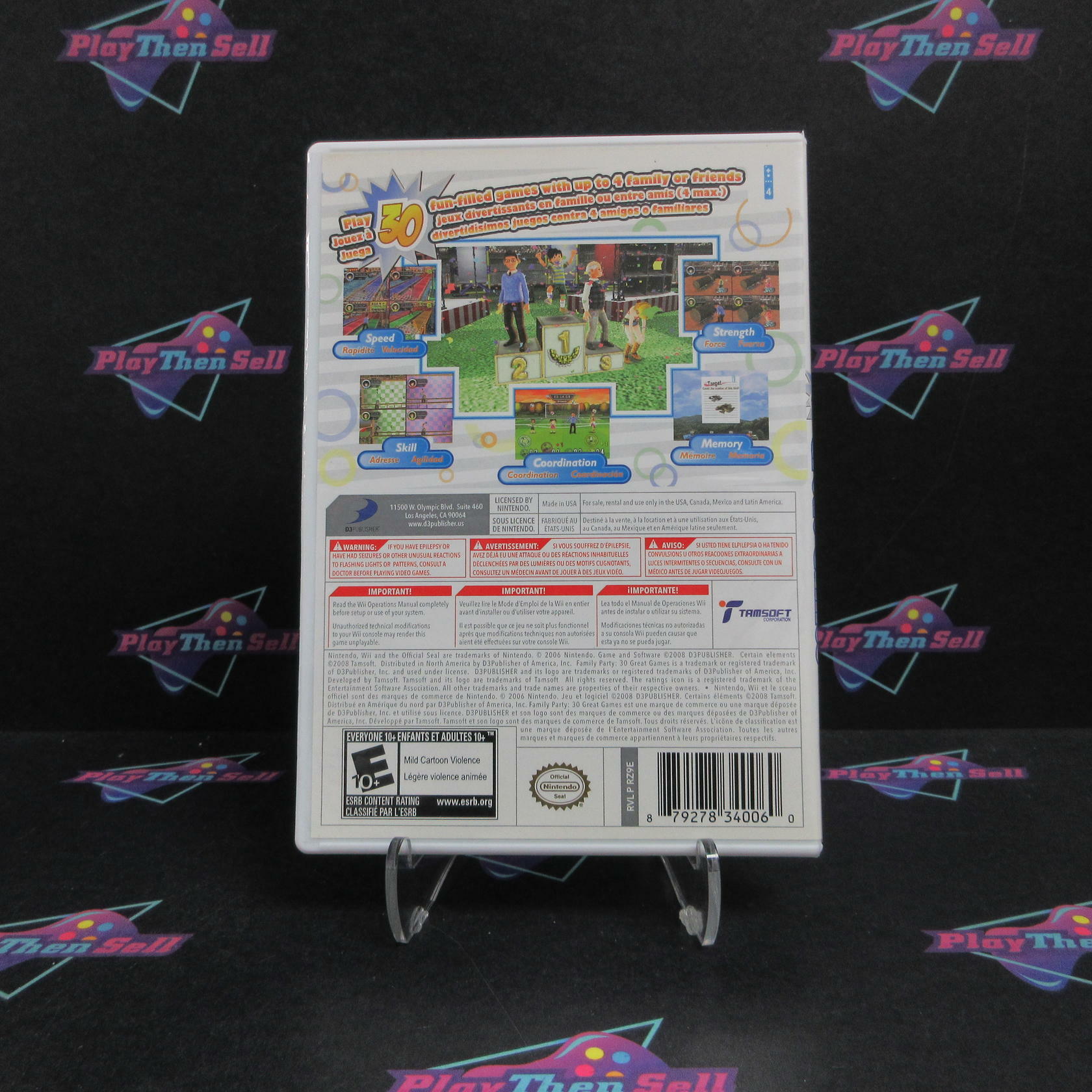 Family Party 30 Great Games Nintendo Wii Complete - Excellent