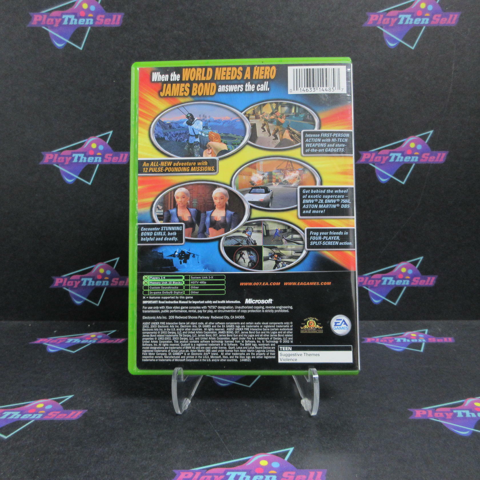 James Bond 007 Agent Under Fire Xbox PH Complete - Refurbished