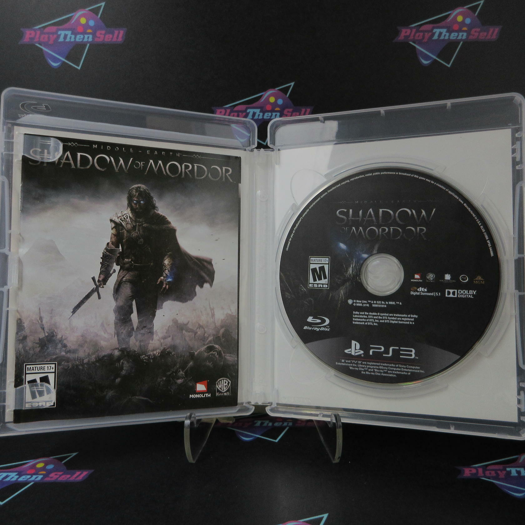 Middle Earth Shadow of Mordor PS3 PlayStation 3 Complete - Excellent