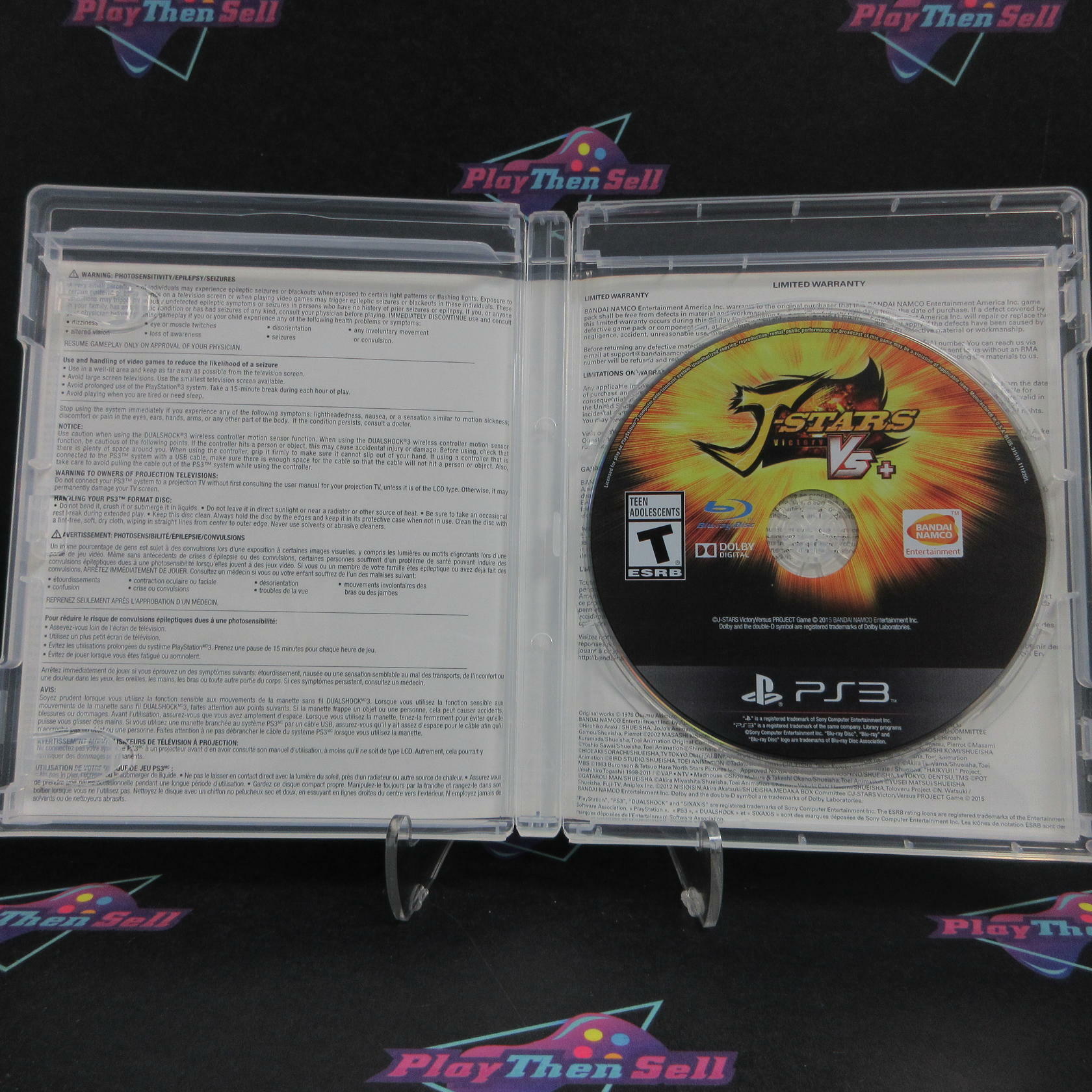 J-Stars Victory Vs+ PS3 PlayStation 3 Complete - Excellent