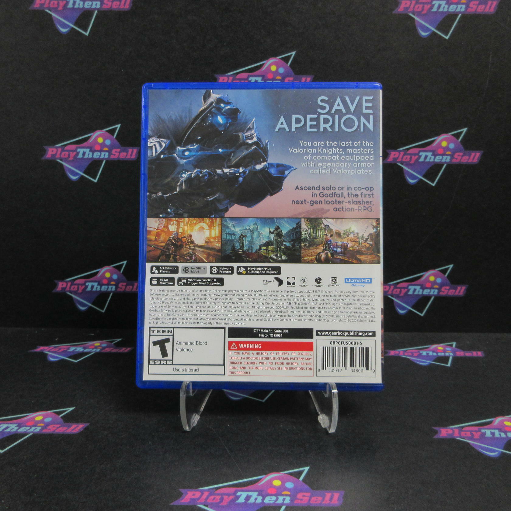 Godfall PS5 PlayStation 5 Complete - Refurbished