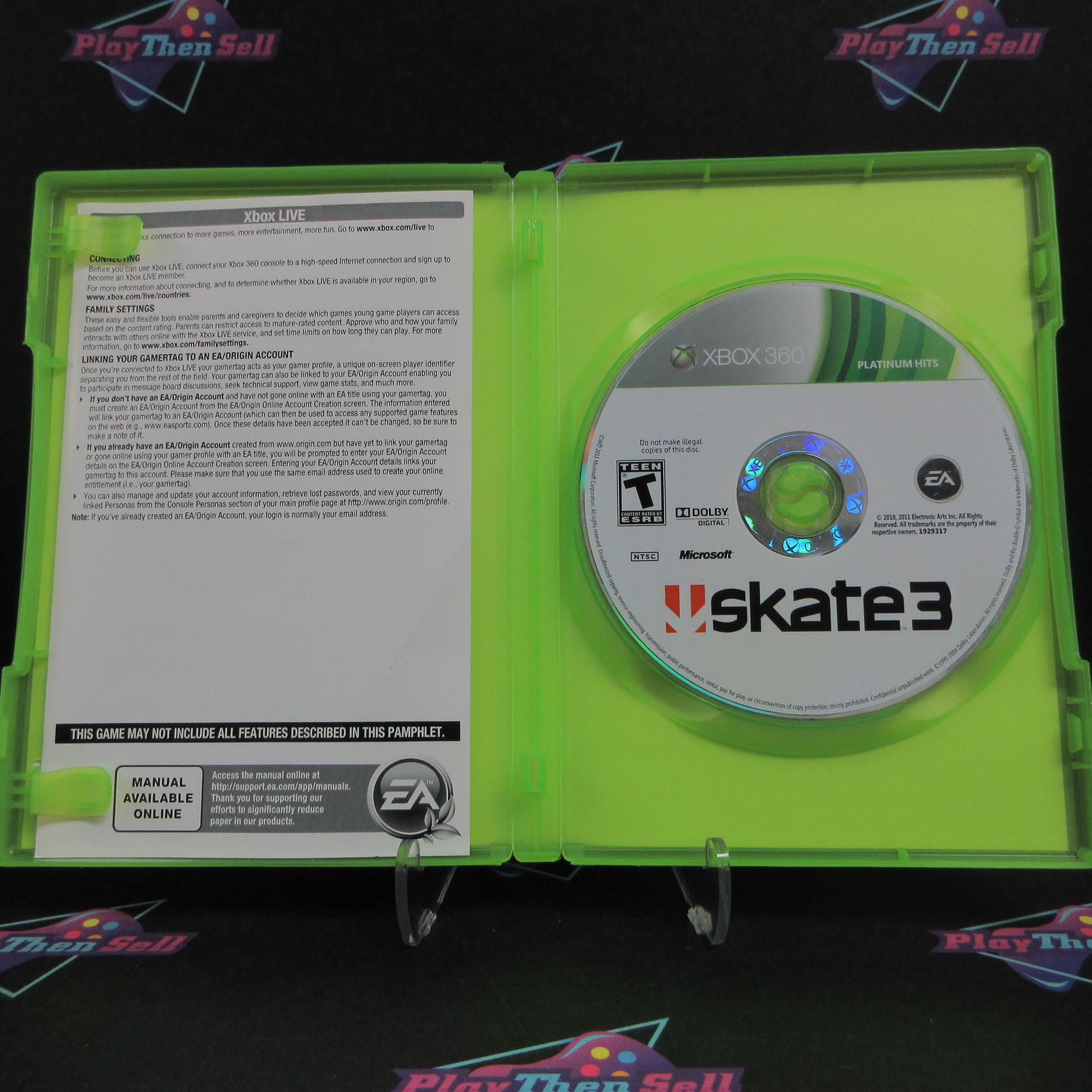 Skate 3 Xbox 360 PH Complete - Excellent