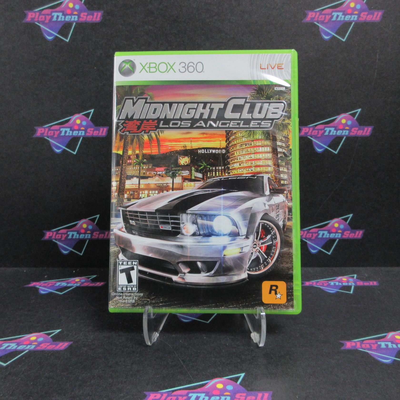 Midnight Club Los Angeles Xbox 360 + Map Complete - Excellent