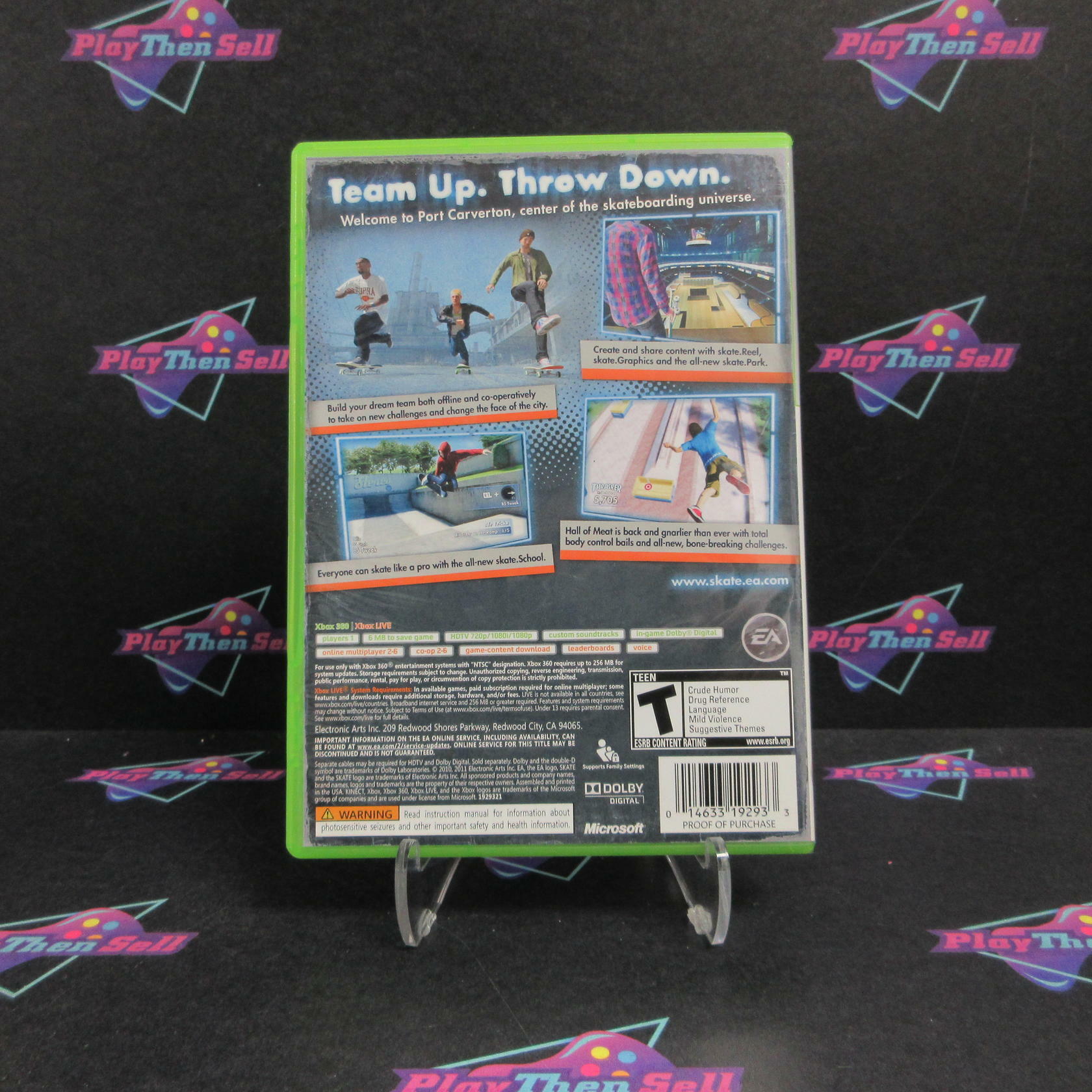 Skate 3 Xbox 360 PH Complete - Excellent