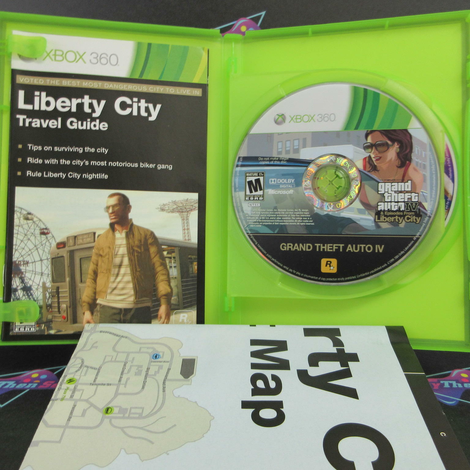 Grand Theft Auto IV The Complete Edition Xbox 360 + Map Complete - Excellent