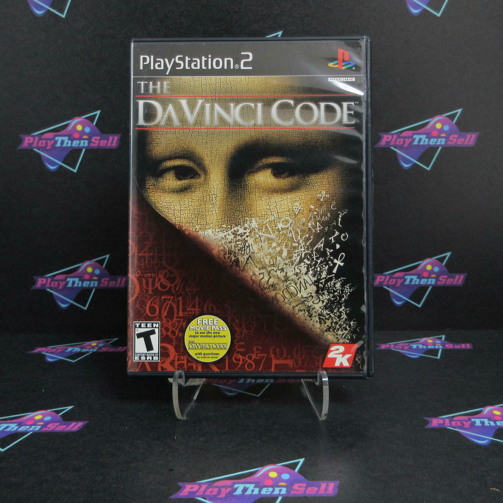 Davinci Code PS2 PlayStation 2 + Movie Ticket / Reg Card Complete - Excellent