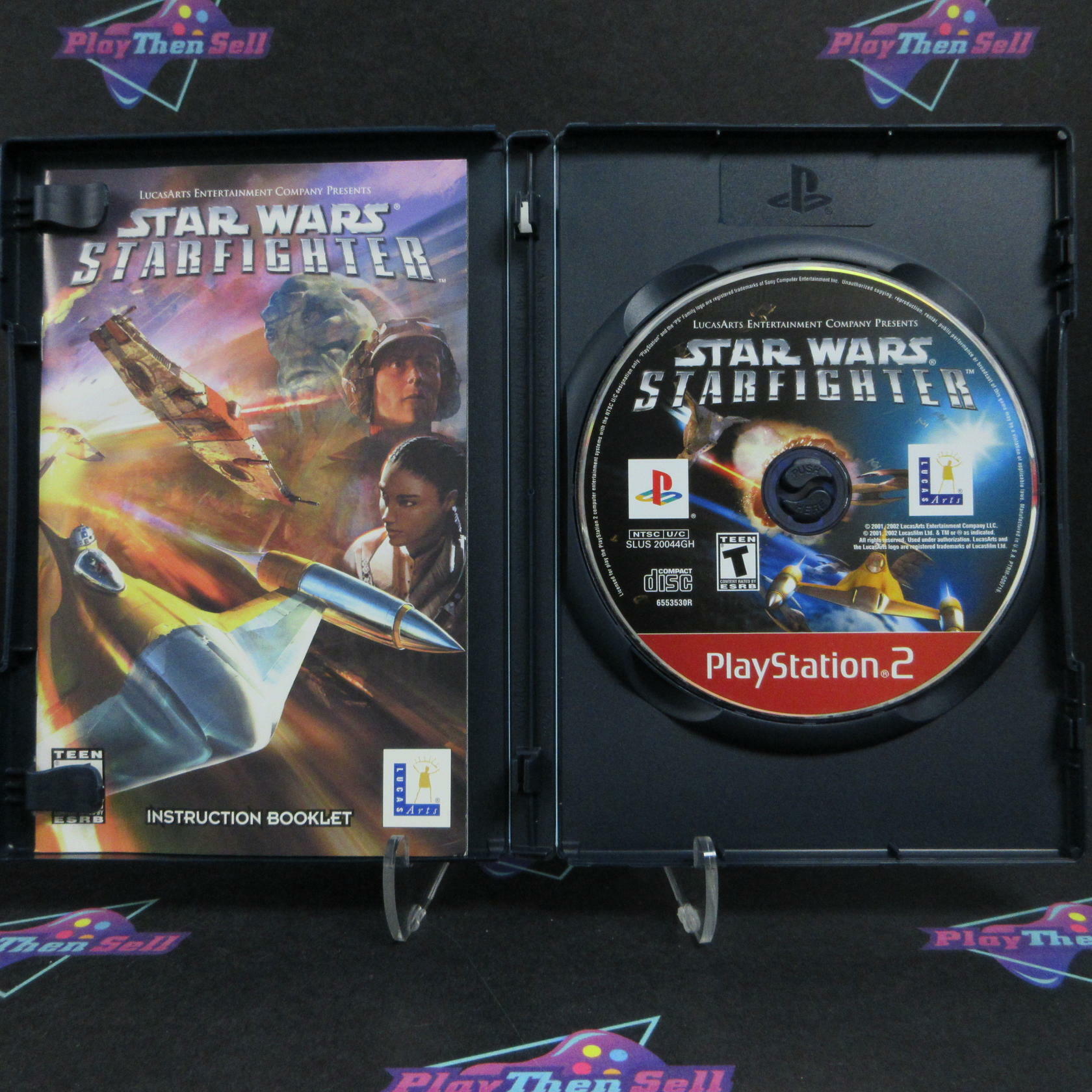 Star Wars Starfighter PS2 PlayStation 2 GH + Reg Card Complete - Excellent