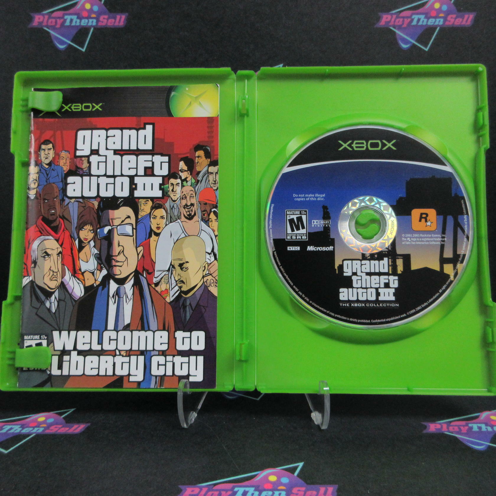 Grand Theft Auto III 3 Xbox Collection + Map / Reg Card  Complete - Refurbished