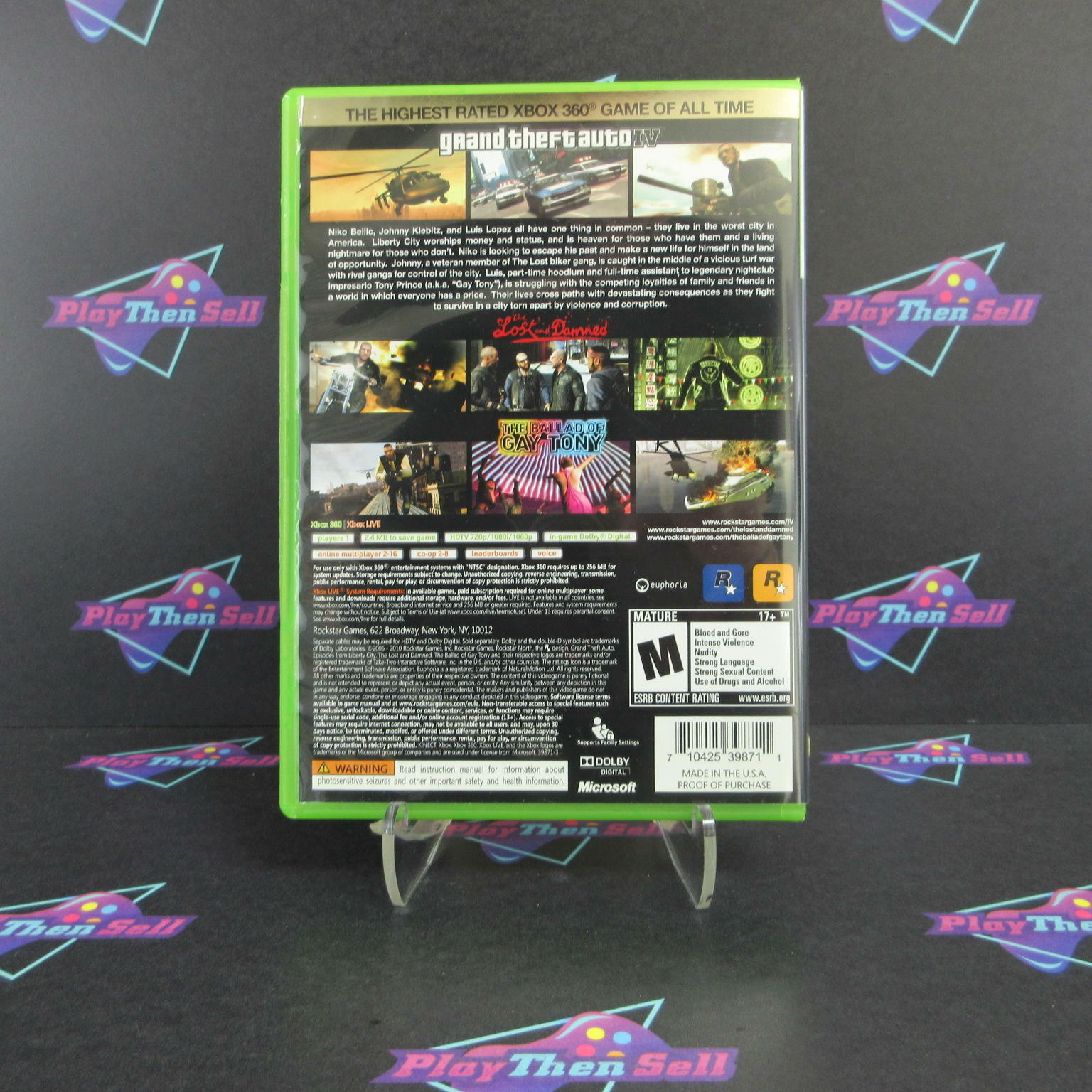 Grand Theft Auto IV The Complete Edition Xbox 360 + Map Complete - Excellent