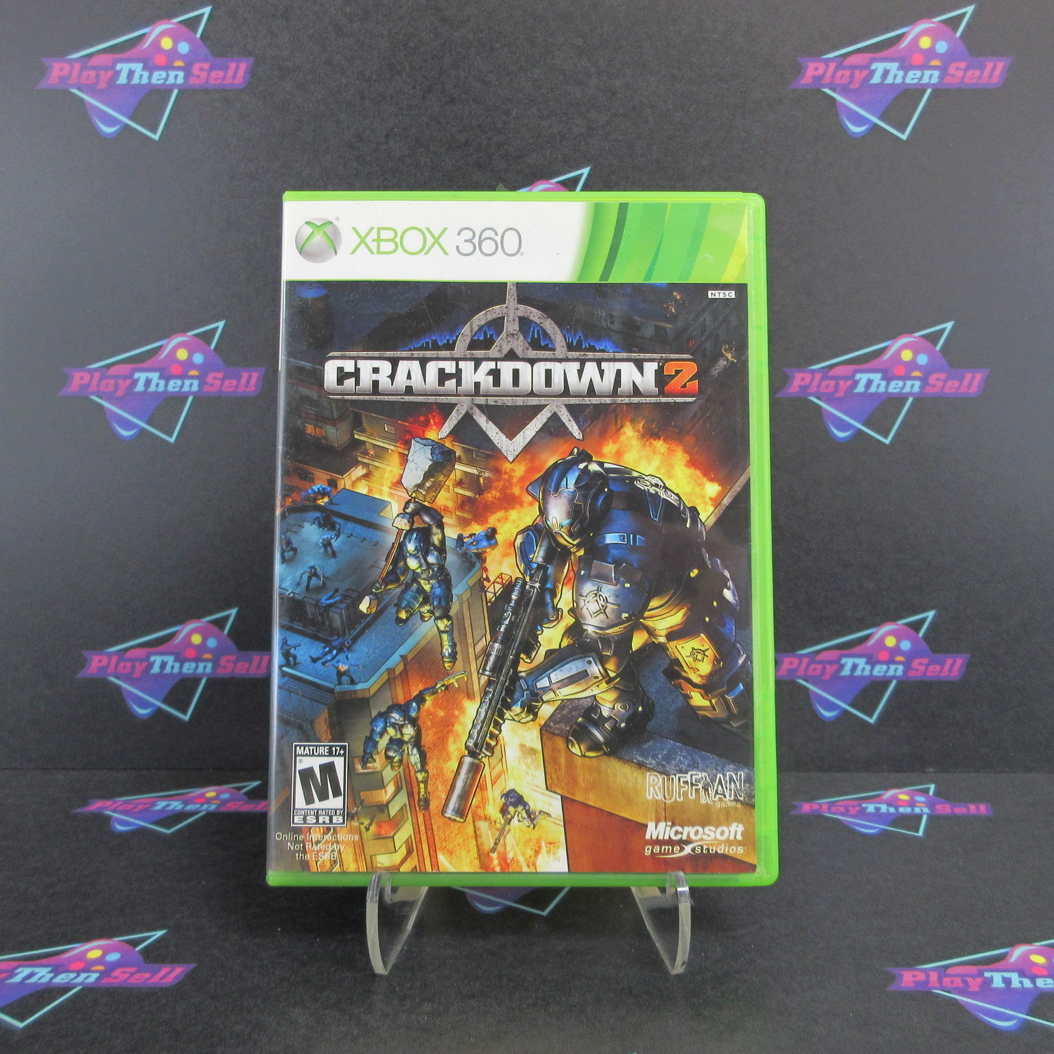 Crackdown 2 Xbox 360 + Poster Complete - Excellent