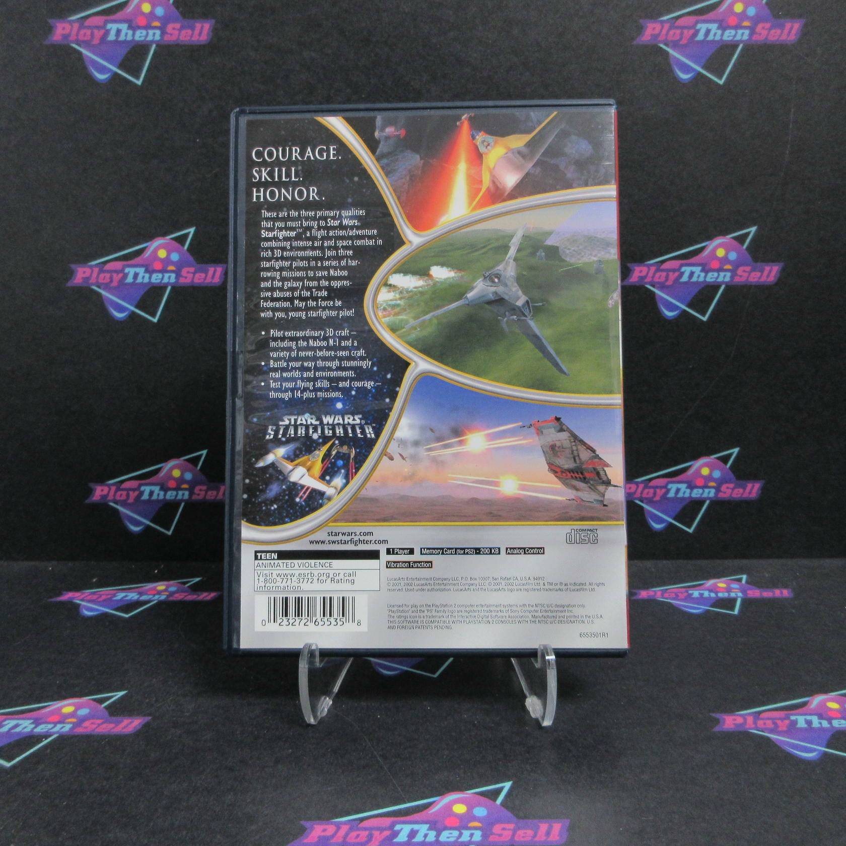 Star Wars Starfighter PS2 PlayStation 2 GH + Reg Card Complete - Excellent