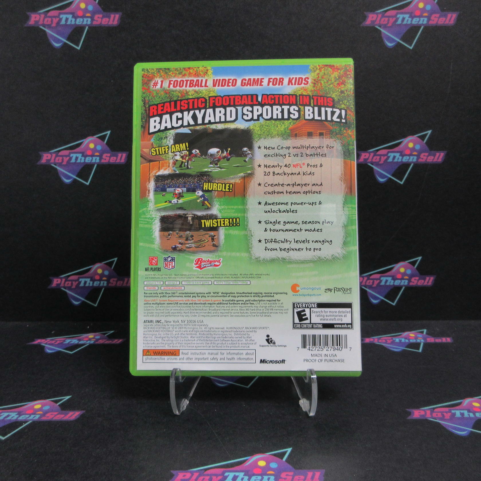 Backyard Football 2010 Xbox 360 Complete - Excellent