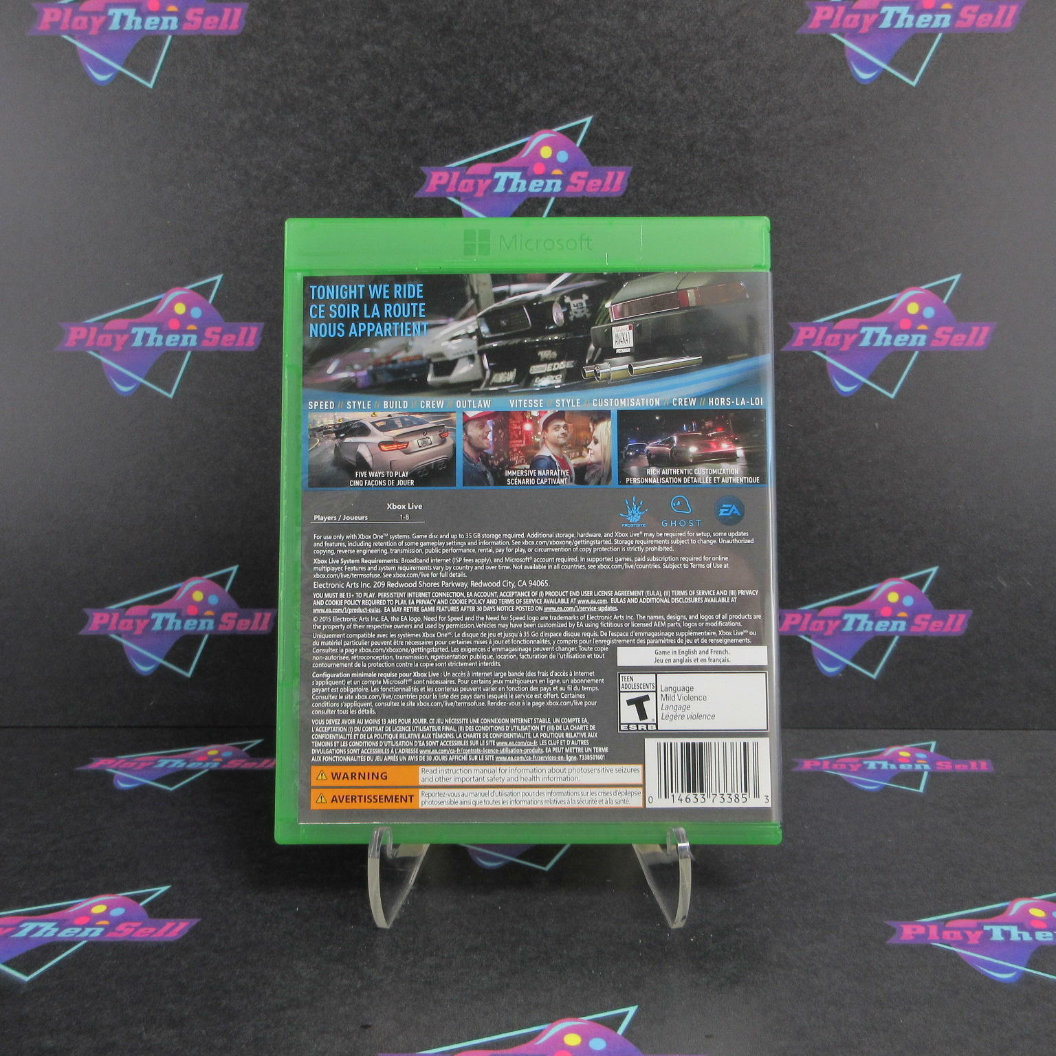 Need for Speed Xbox One Complete - Excellent
