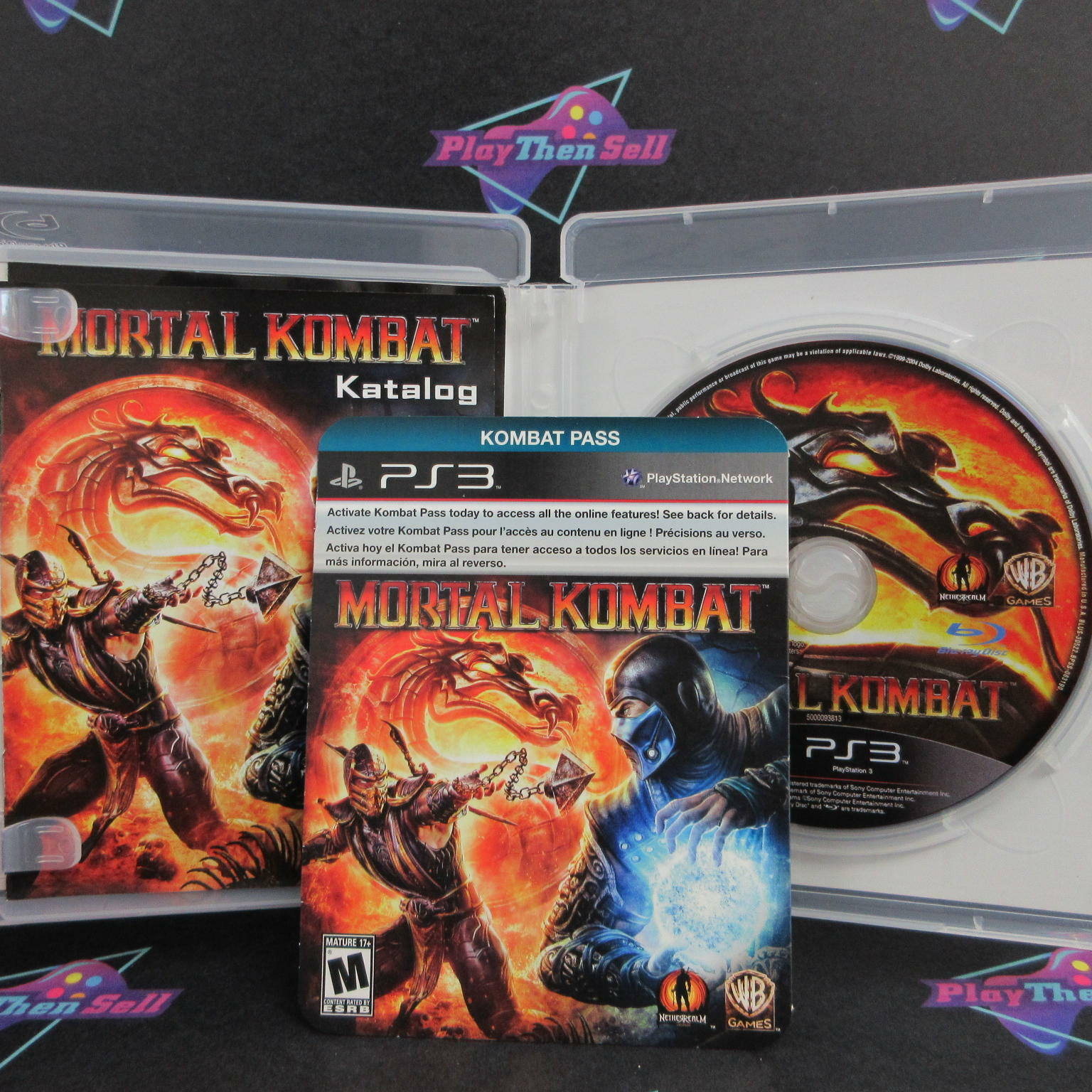 Mortal Kombat PS3 PlayStation 3 + Kombat Pass Complete - Excellent