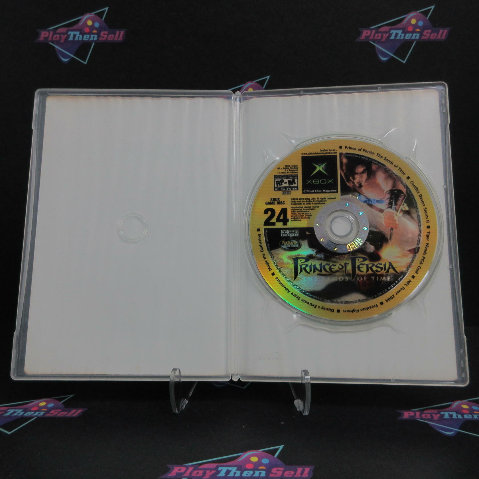 Official Microsoft Xbox Magazine Game Demo Disc #24 Xbox AD - Very Good