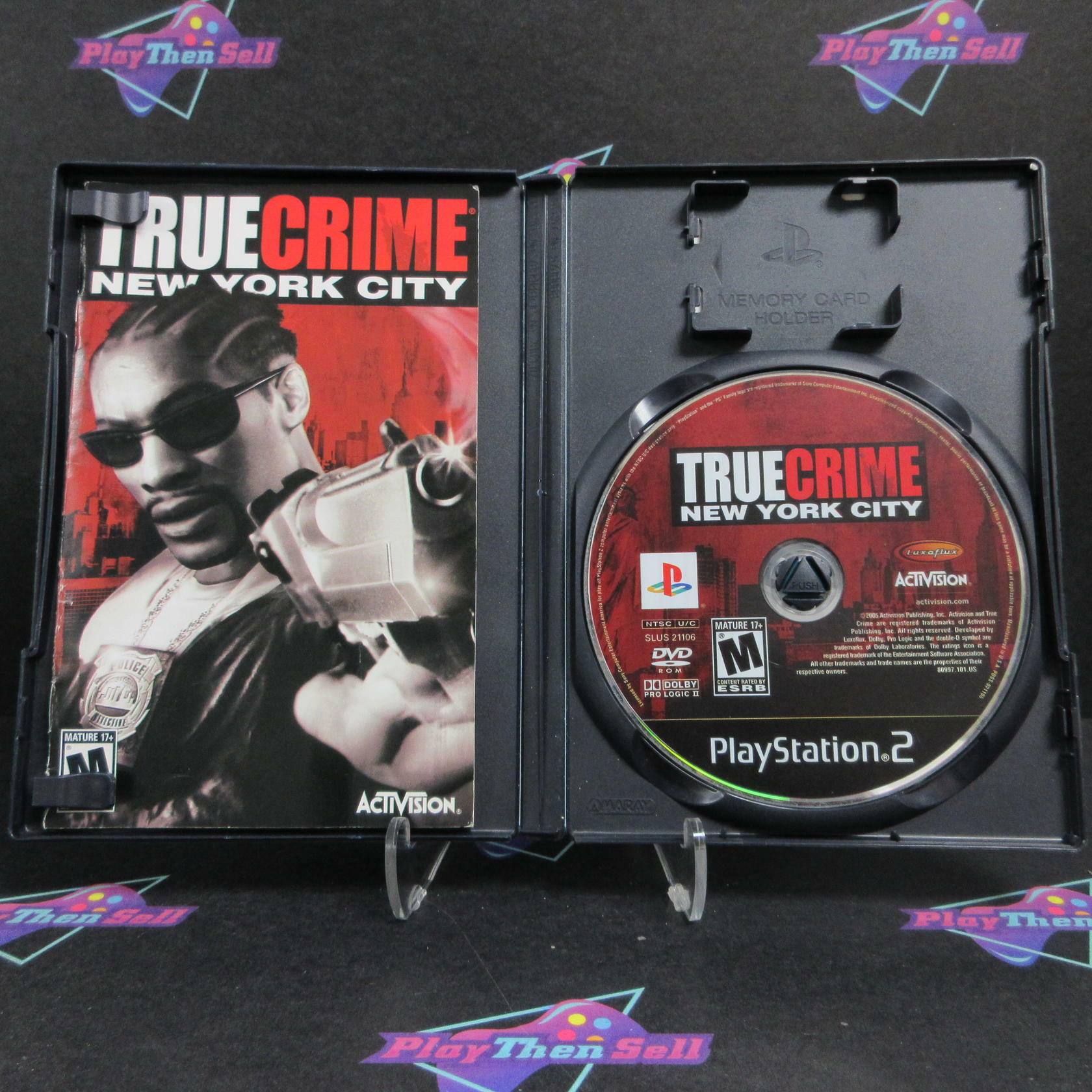 True Crime New York City PS2 PlayStation 2 AD Complete CIB - Very Good