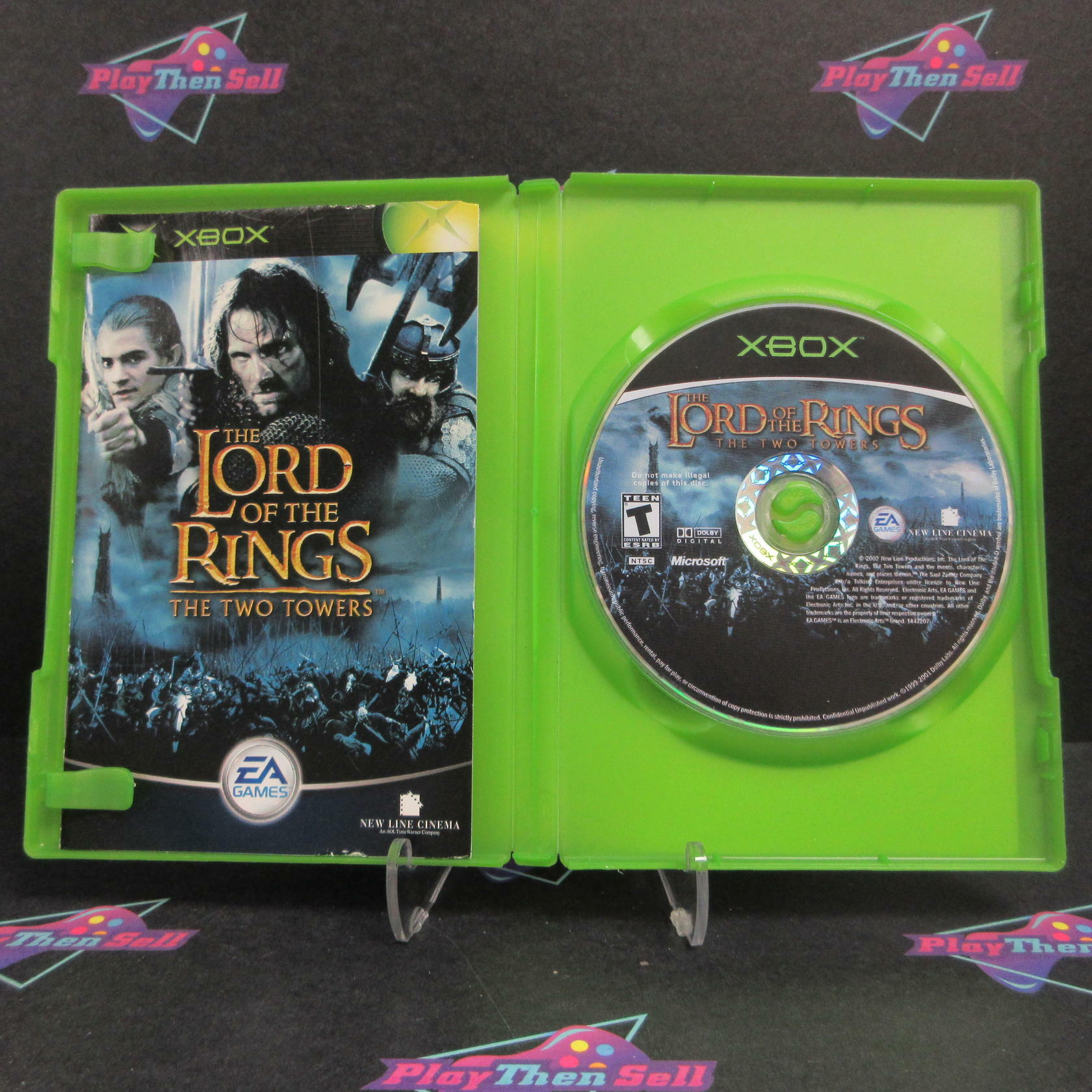 The Lord of the Rings The Two Towers Xbox PH BL Disc MD Complete CIB - Very Good
