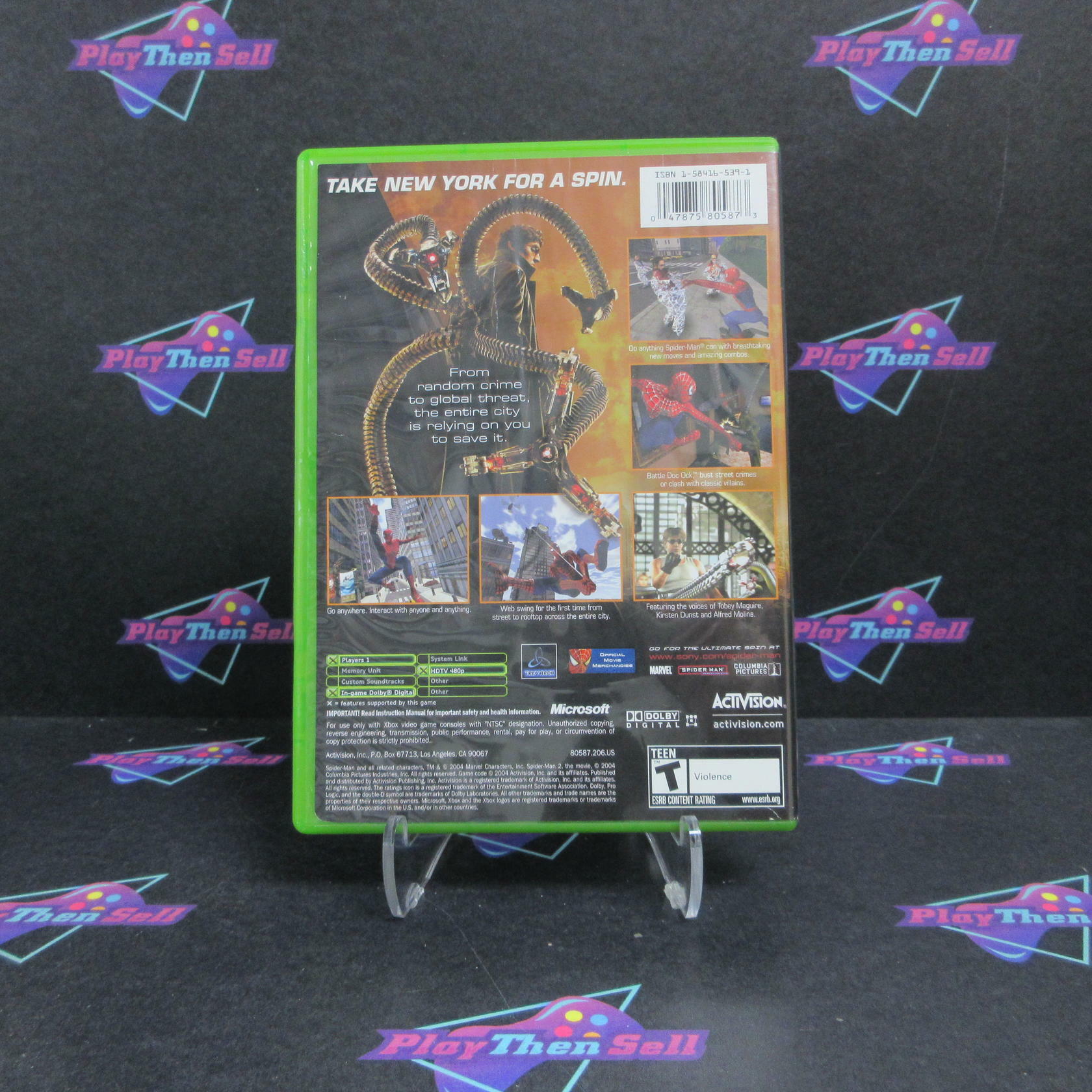 Spider-Man 2 Xbox AD/MD Complete CIB - Very Good