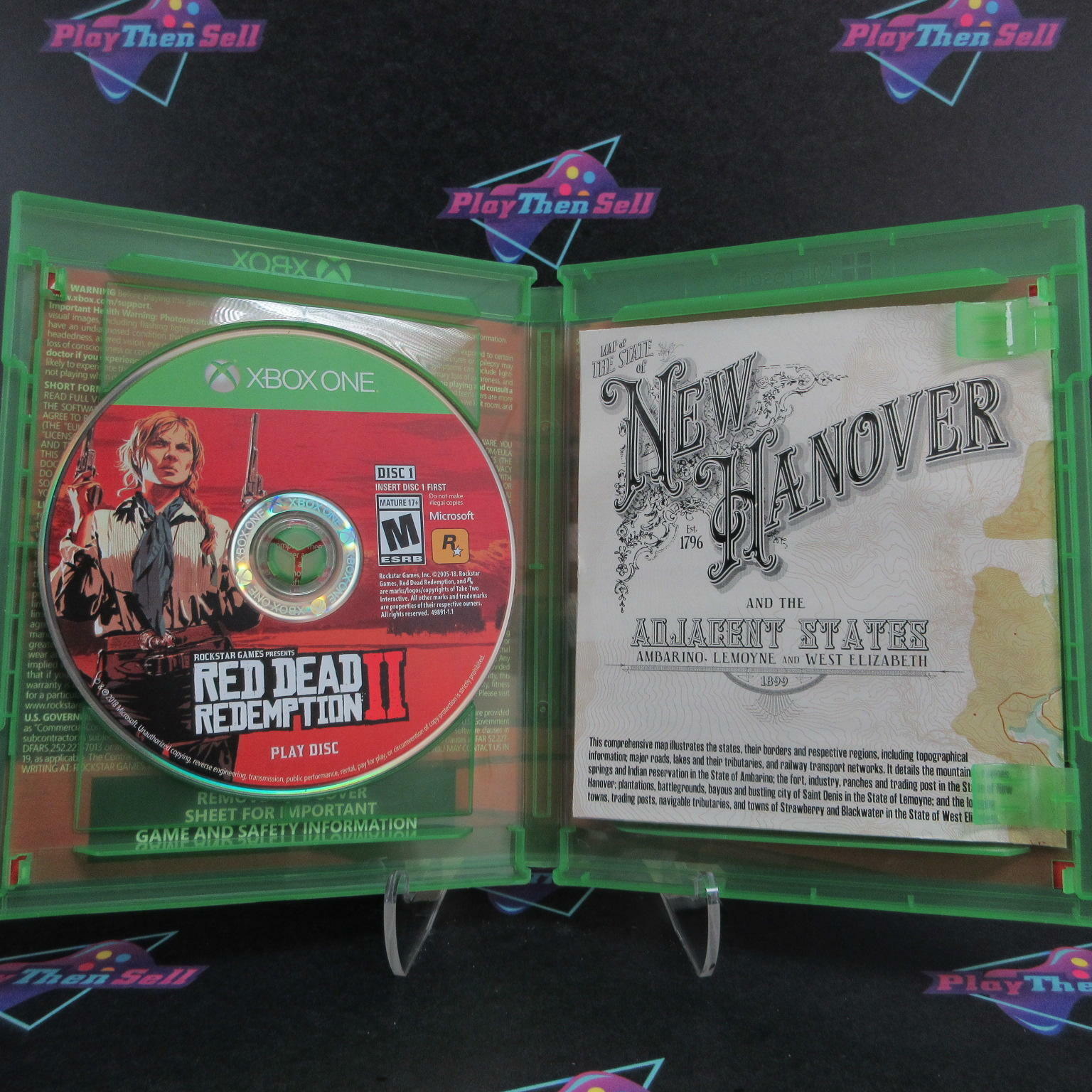 Red Dead Redemption II (2) Xbox One + Map Complete - Excellent