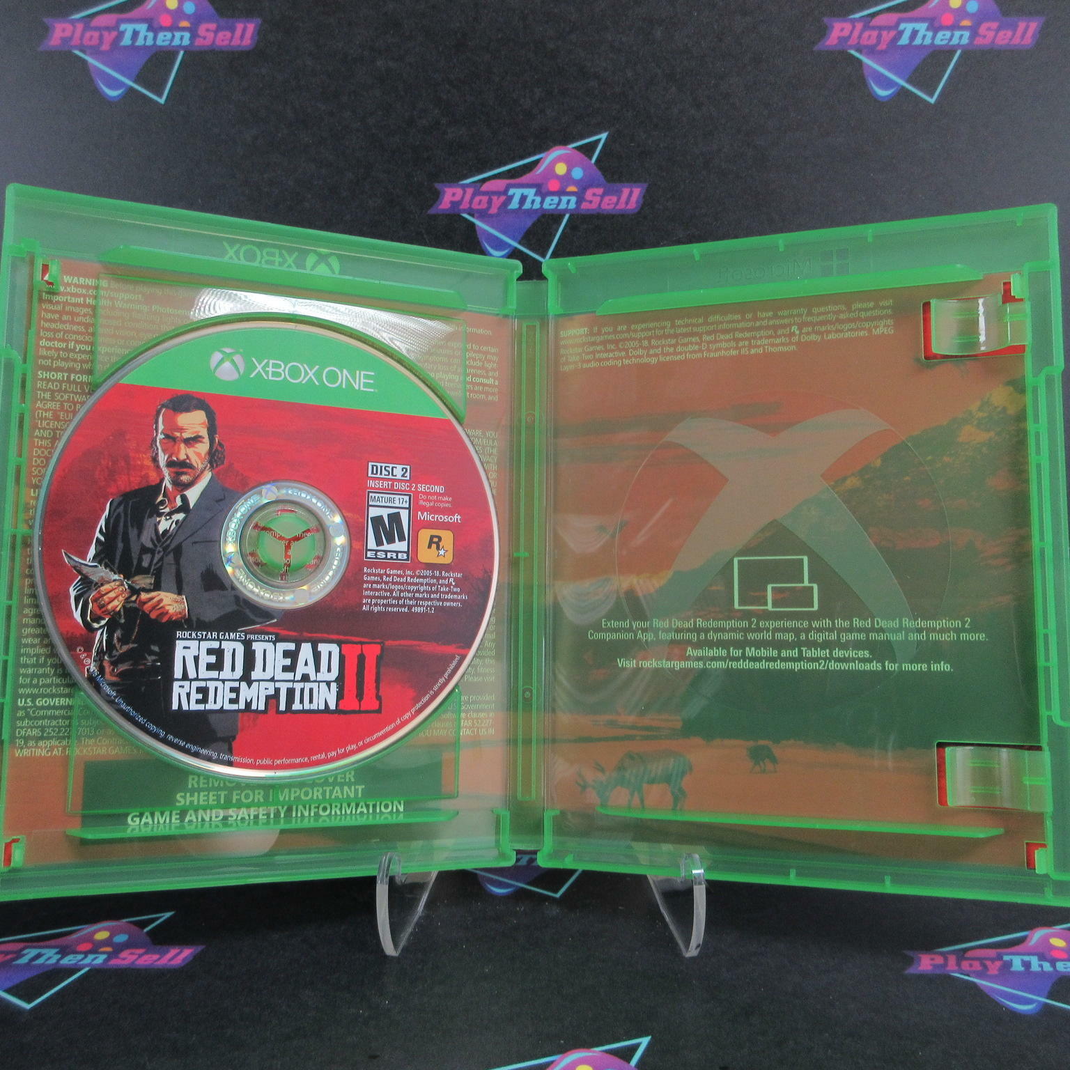 Red Dead Redemption II (2) Xbox One + Map Complete - Excellent