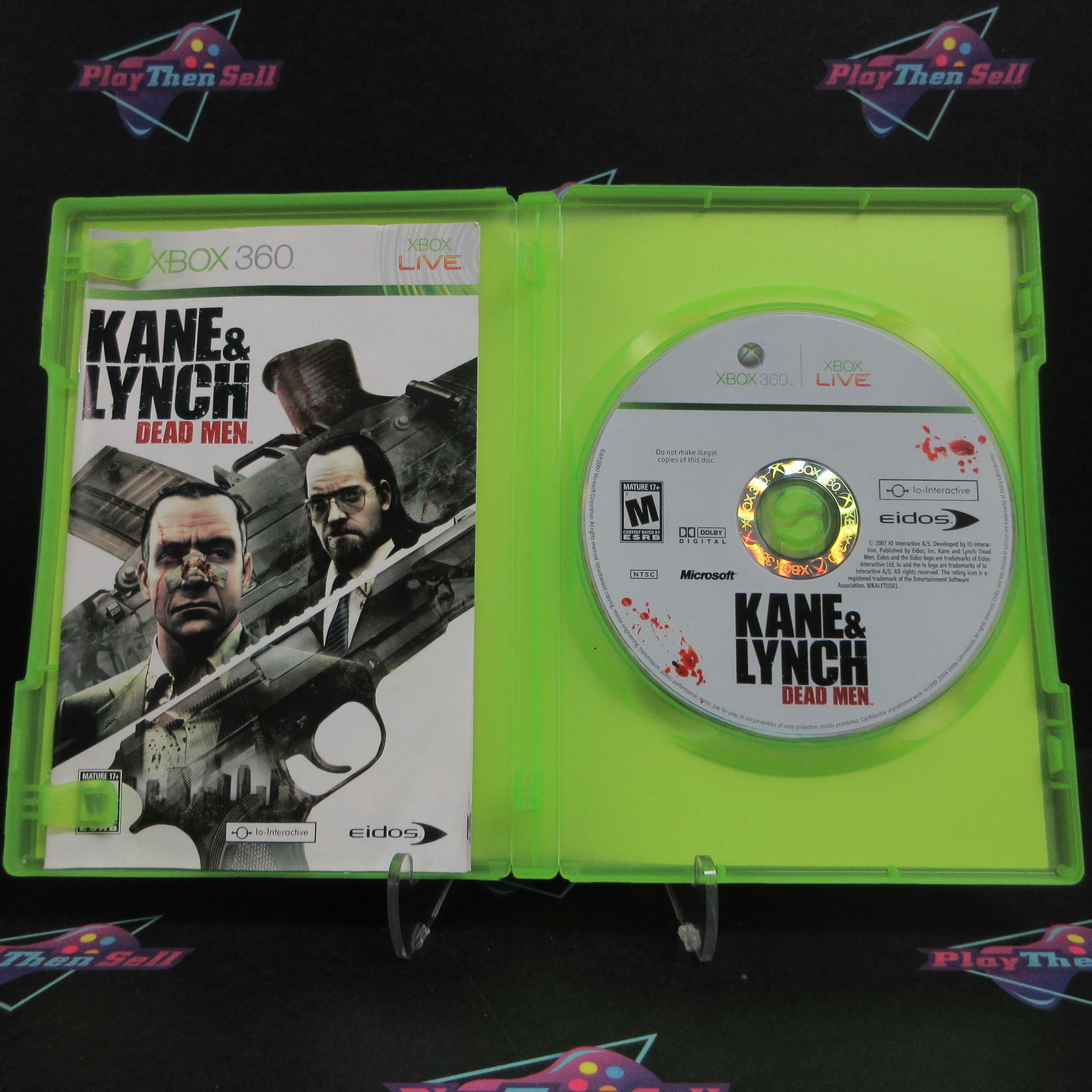 Kane & Lynch Dead Men Xbox 360 Complete - Excellent
