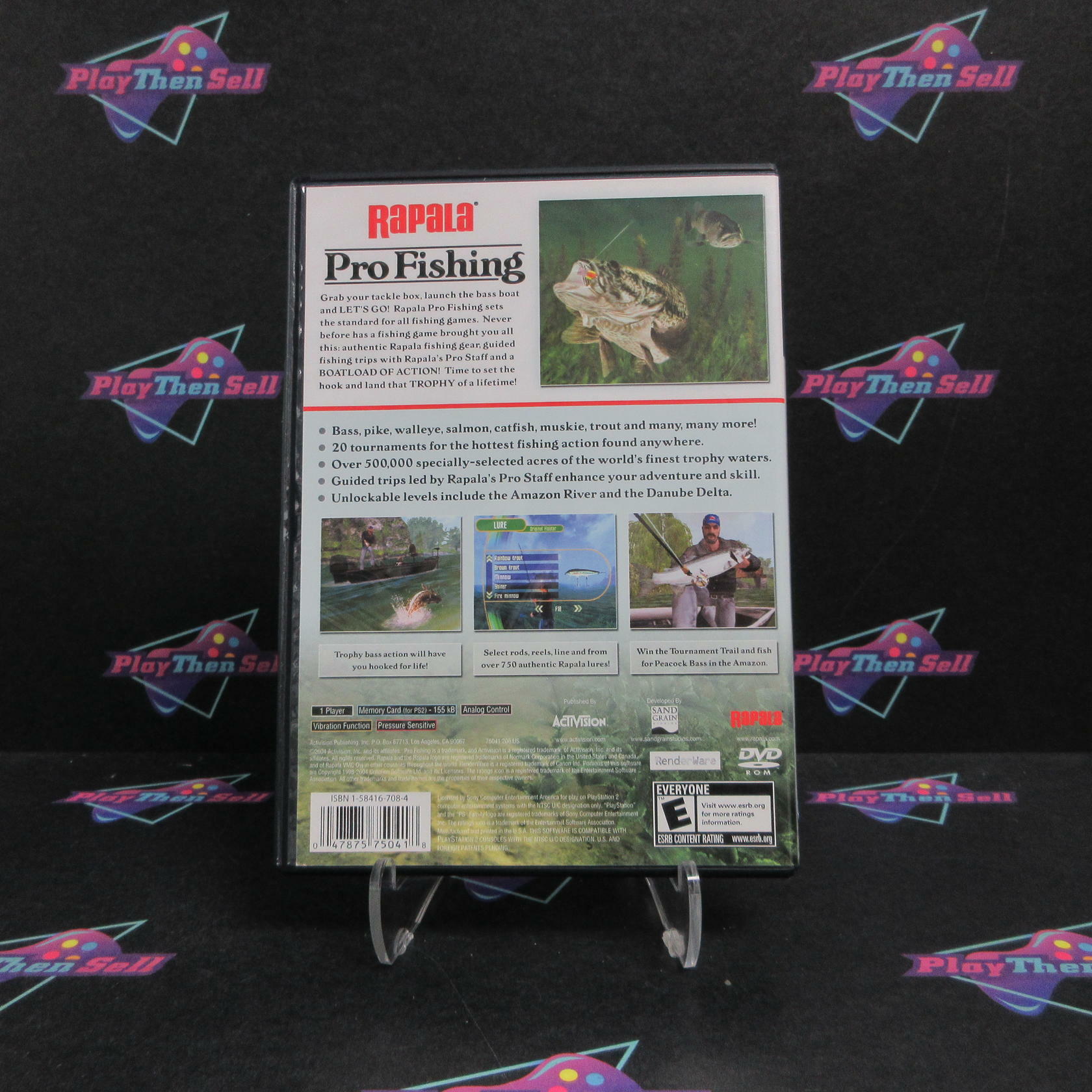 Rapalas Pro Fishing PS2 PlayStation 2 + Reg Card Complete - Excellent