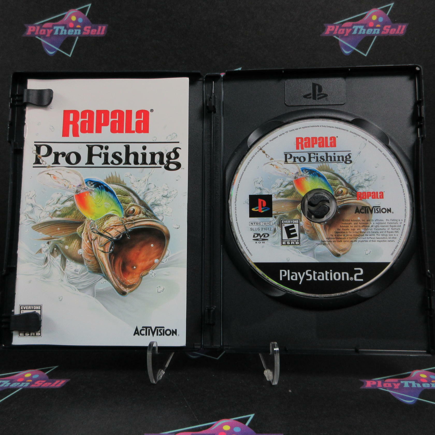 Rapalas Pro Fishing PS2 PlayStation 2 + Reg Card Complete - Excellent