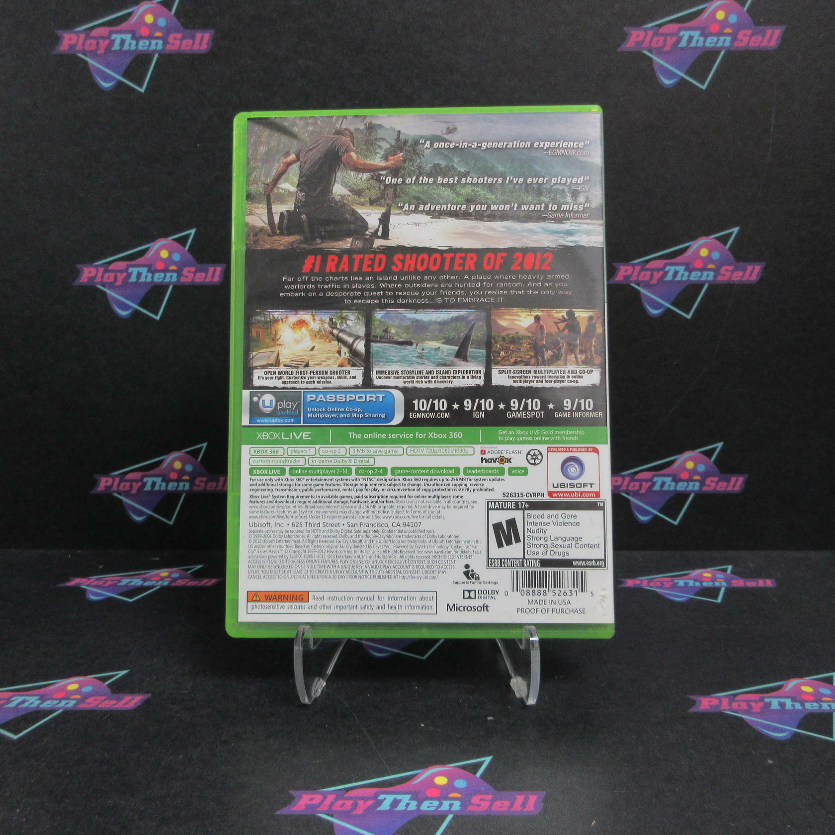 Far Cry 3 Xbox 360 PH AD Complete CIB - Very Good