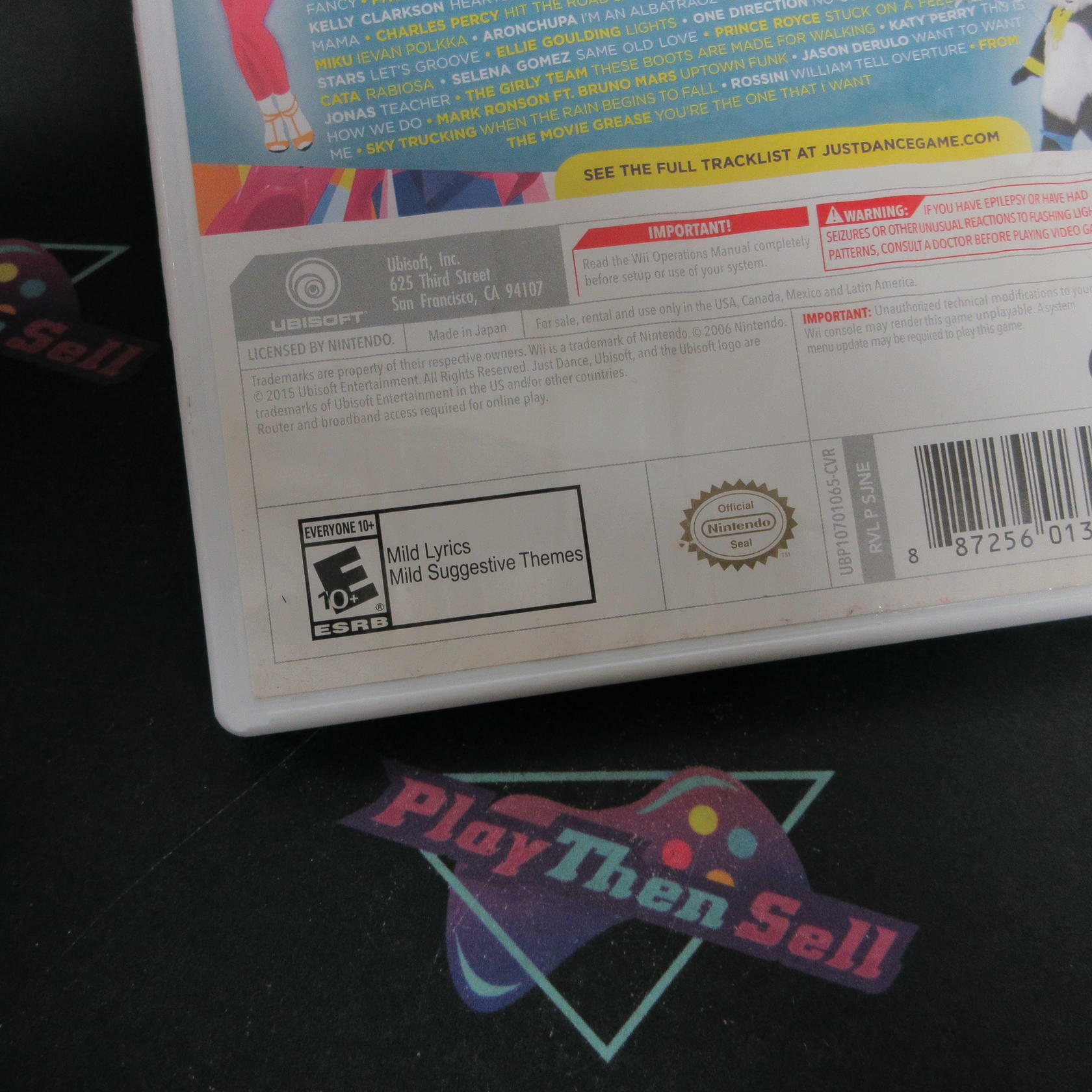 Just Dance 2016 Nintendo Wii AD/NM - Very Good