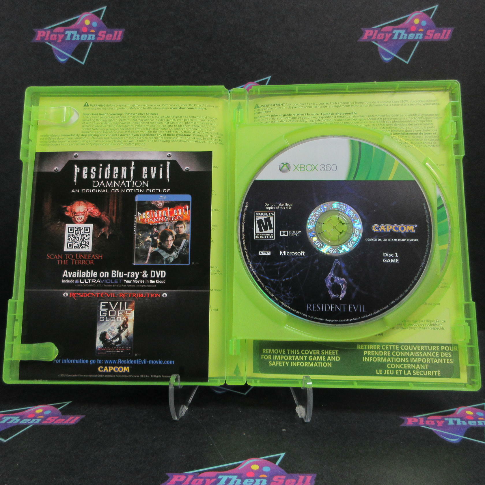 Resident Evil 6 Xbox 360 AD Complete CIB - Very Good