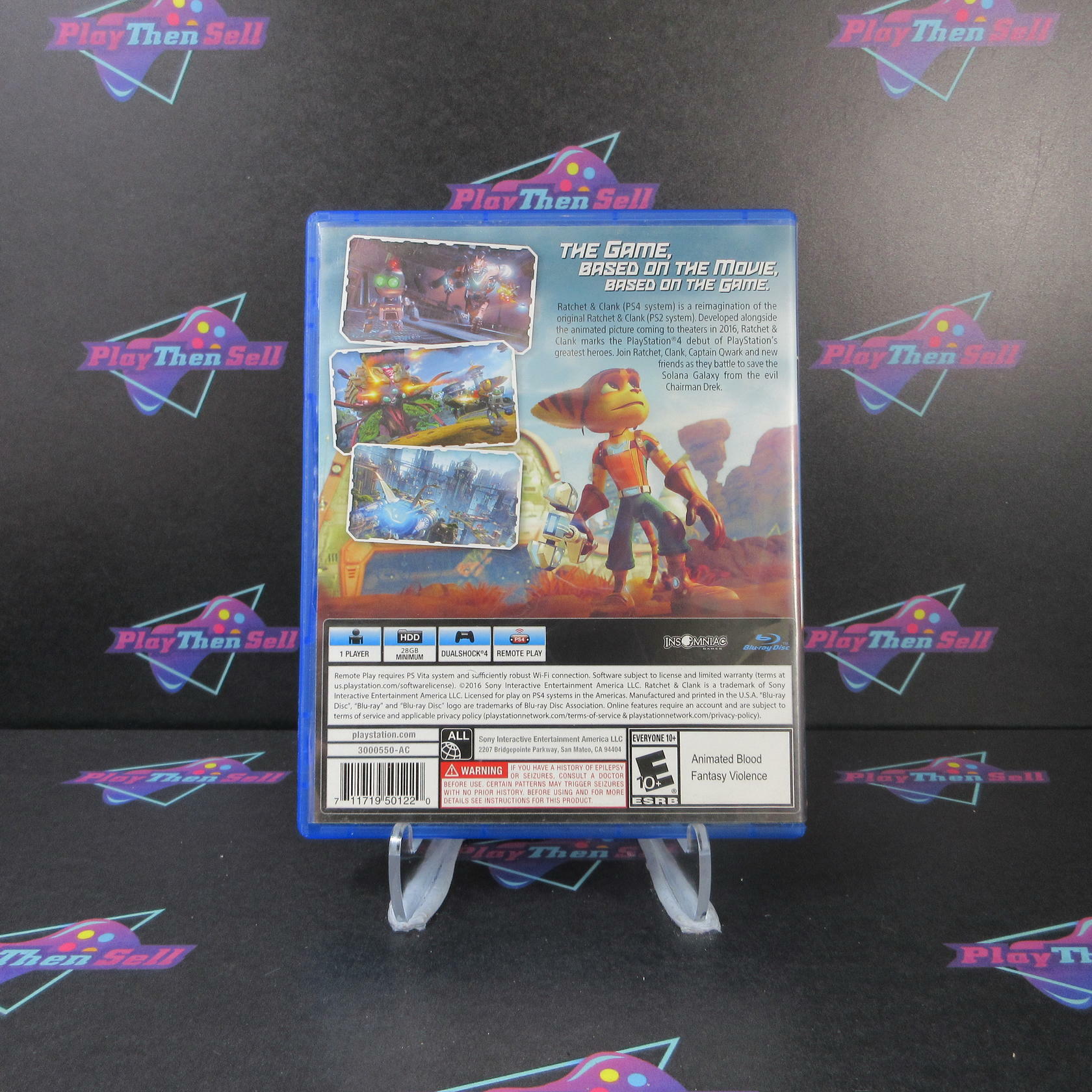 Ratchet & Clank PS4 PlayStation 4 AD Complete CIB - Very Good