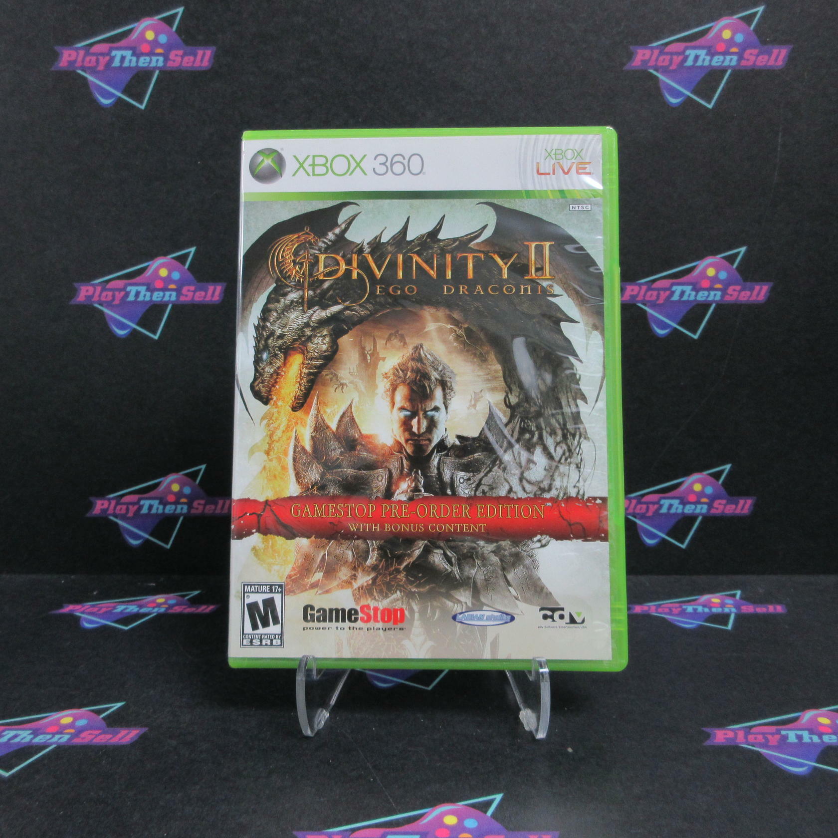 Divinity 2 Ego Draconis GameStop Pre-Order Edition Xbox 360 Complete - Excellent