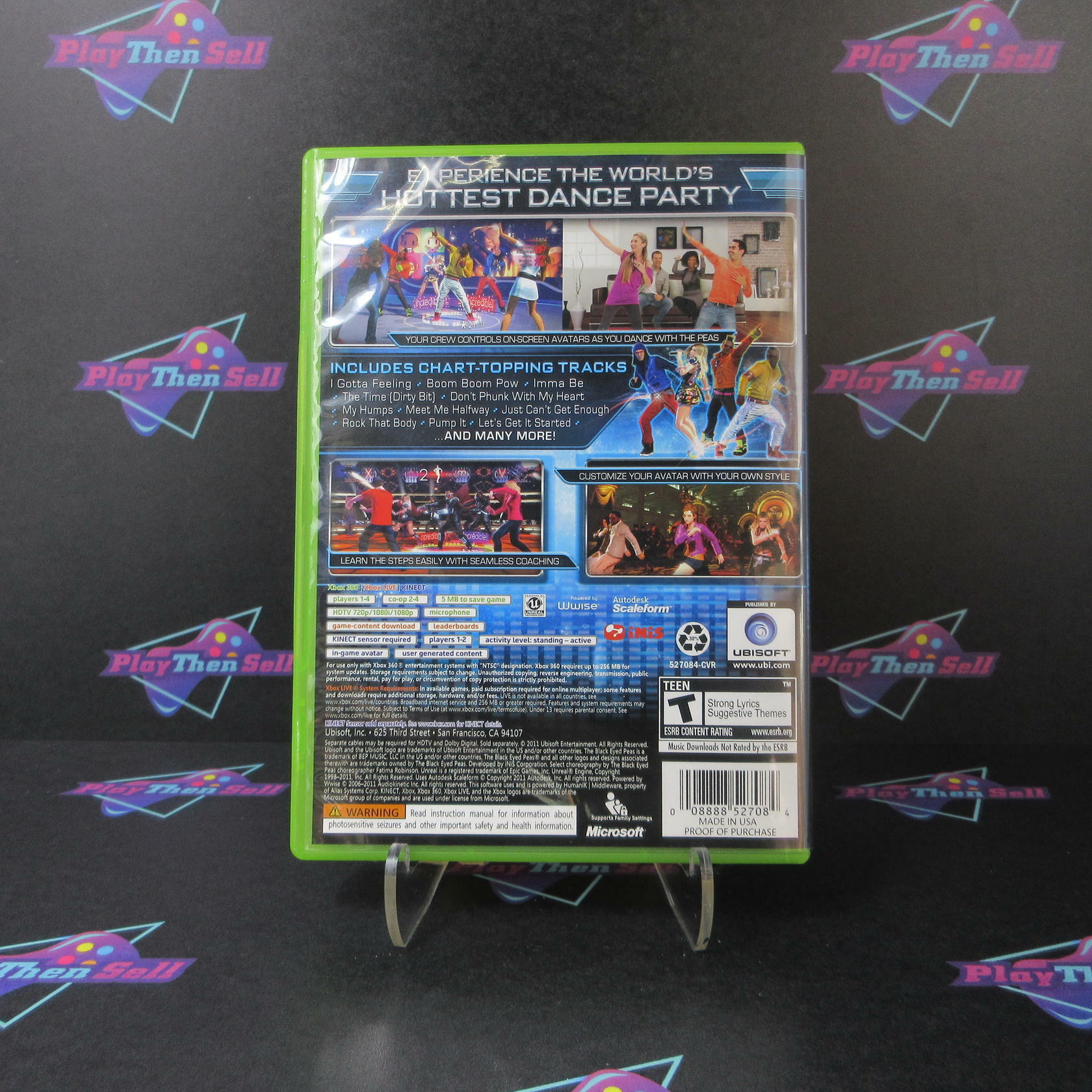 The Black Eyed Peas Experience Xbox 360 Complete - Excellent