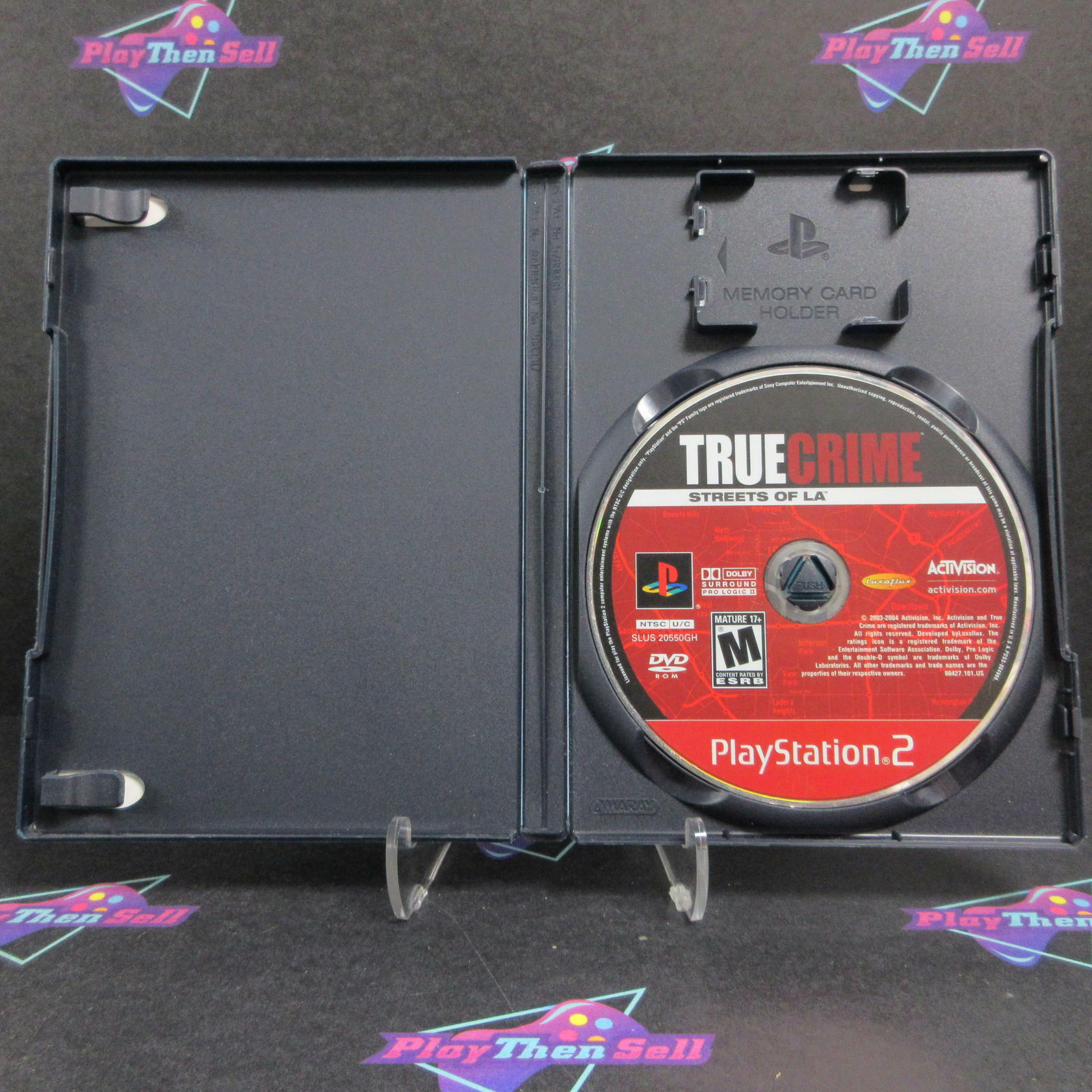 True Crime Streets of LA PS2 PlayStation 2 GH AD/NM - Very Good