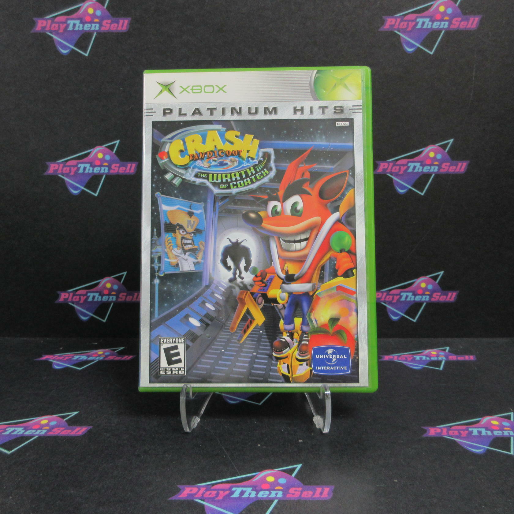 Crash Bandicoot Wrath of Cortex Xbox PH MD + Reg Card Complete CIB - Very Good