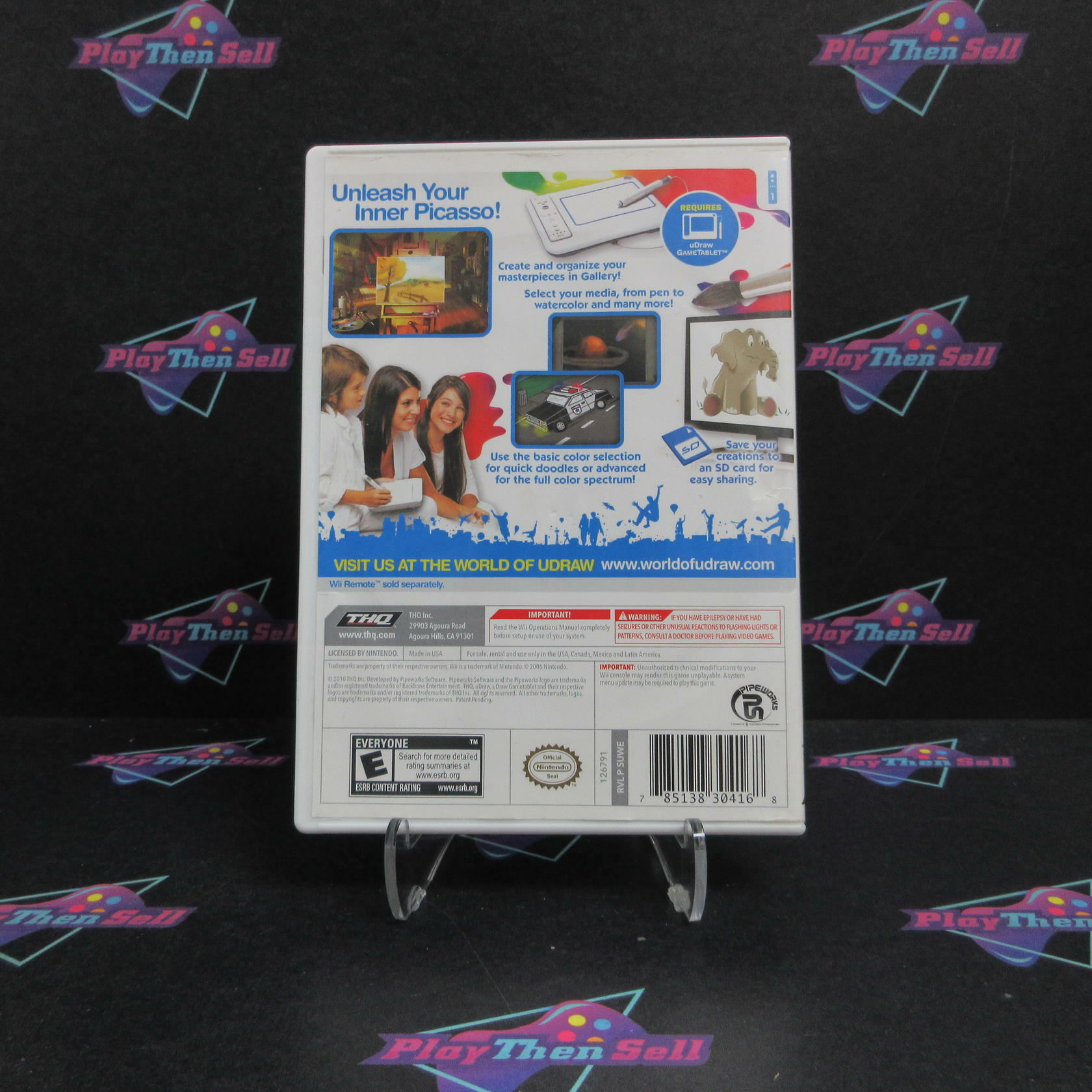 uDraw Studio Nintendo Wii AD/NM - Very Good