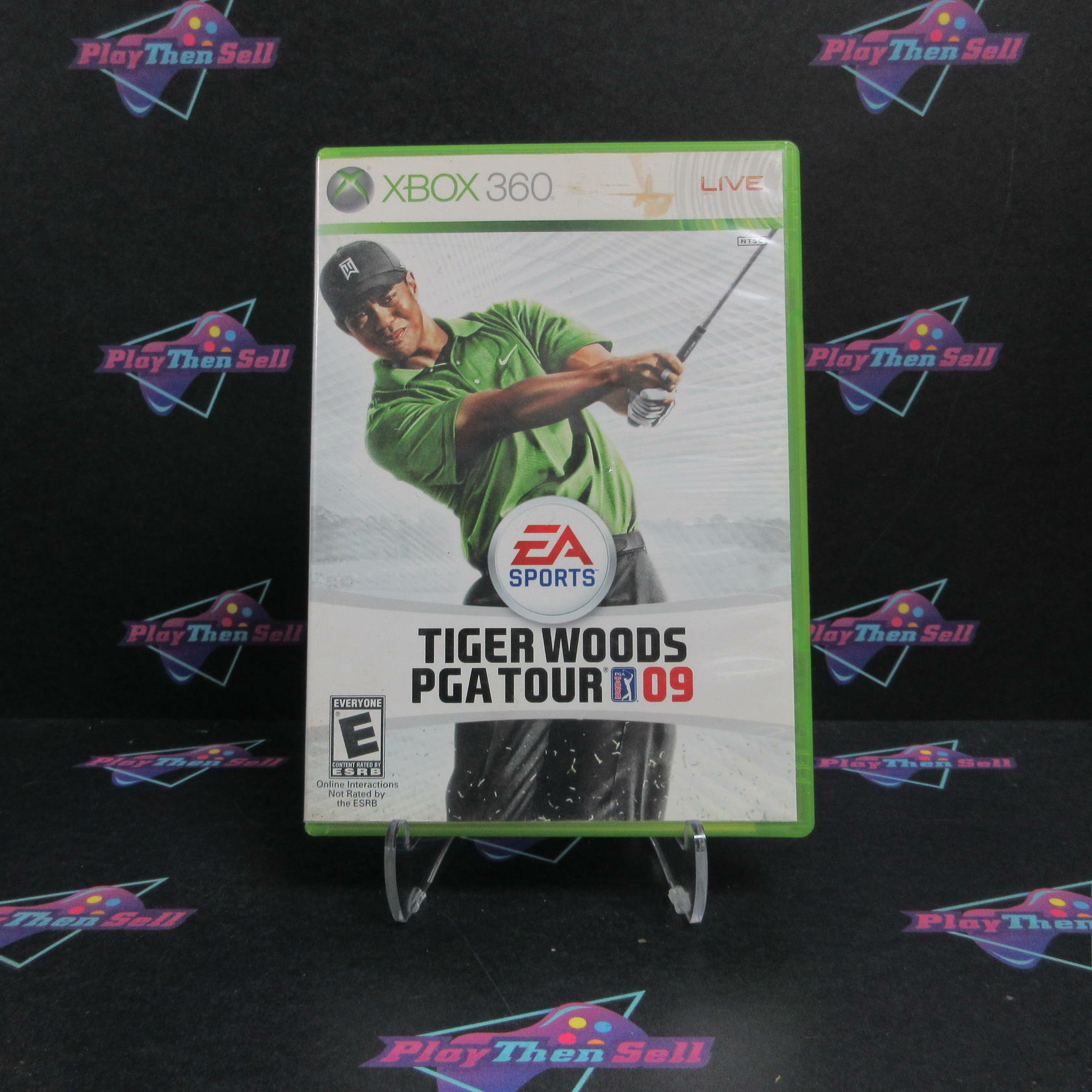 Tiger Woods PGA Tour 09 Xbox 360 AD Complete CIB - Very Good