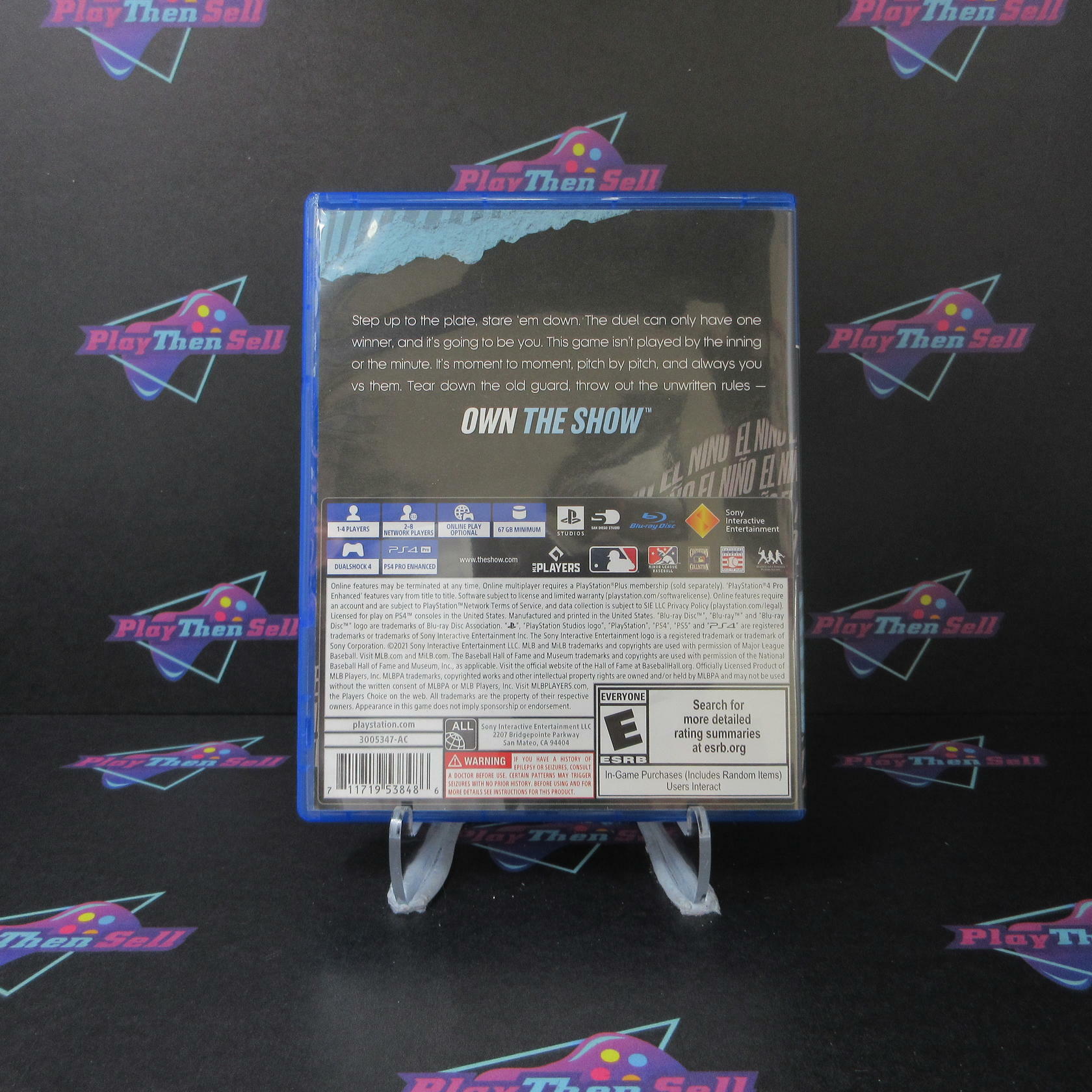 MLB The Show 21 for PS4 PlayStation 4 AD Complete CIB - Very Good