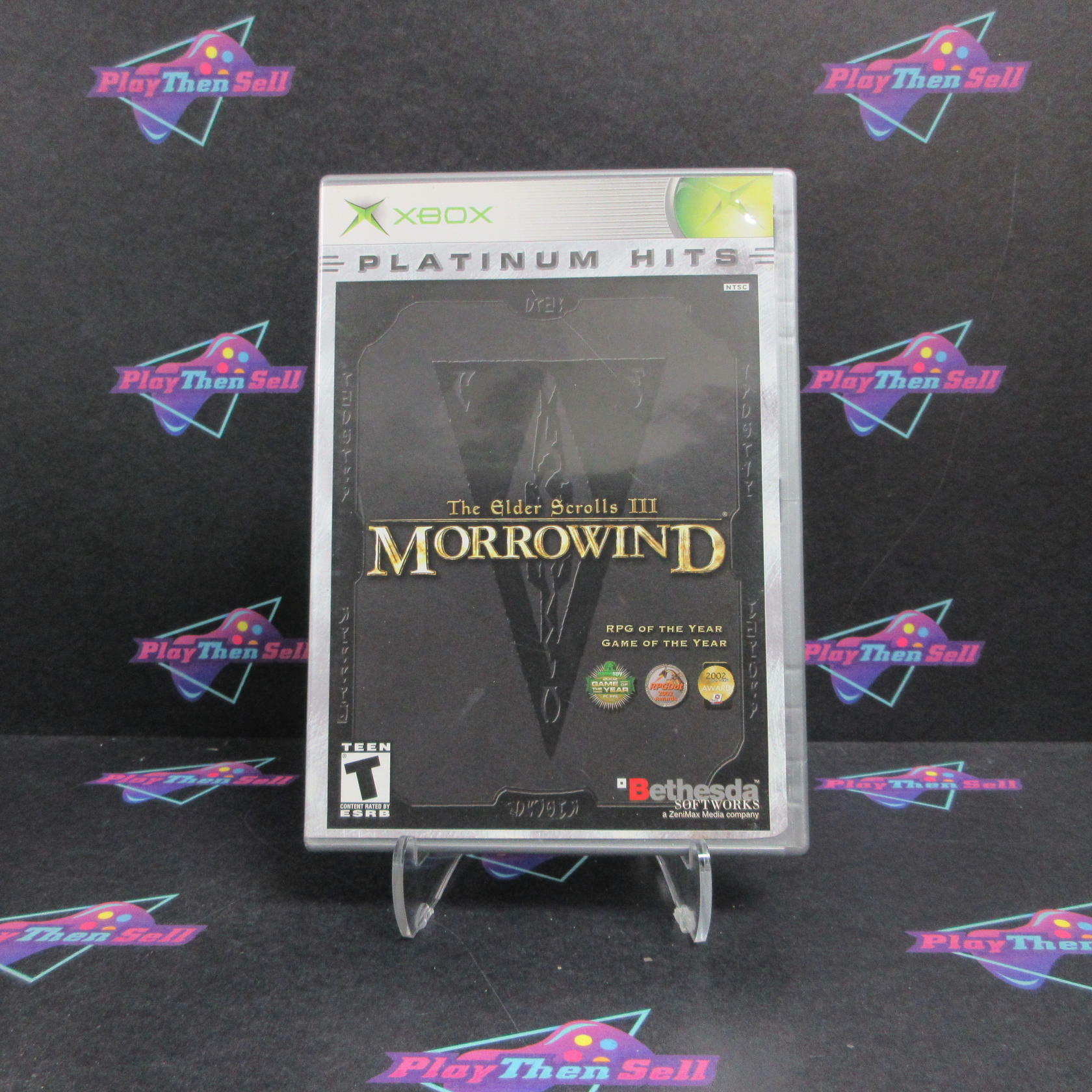 The Elder Scrolls III Morrowind Xbox PH MD + Map Complete CIB - Very Good