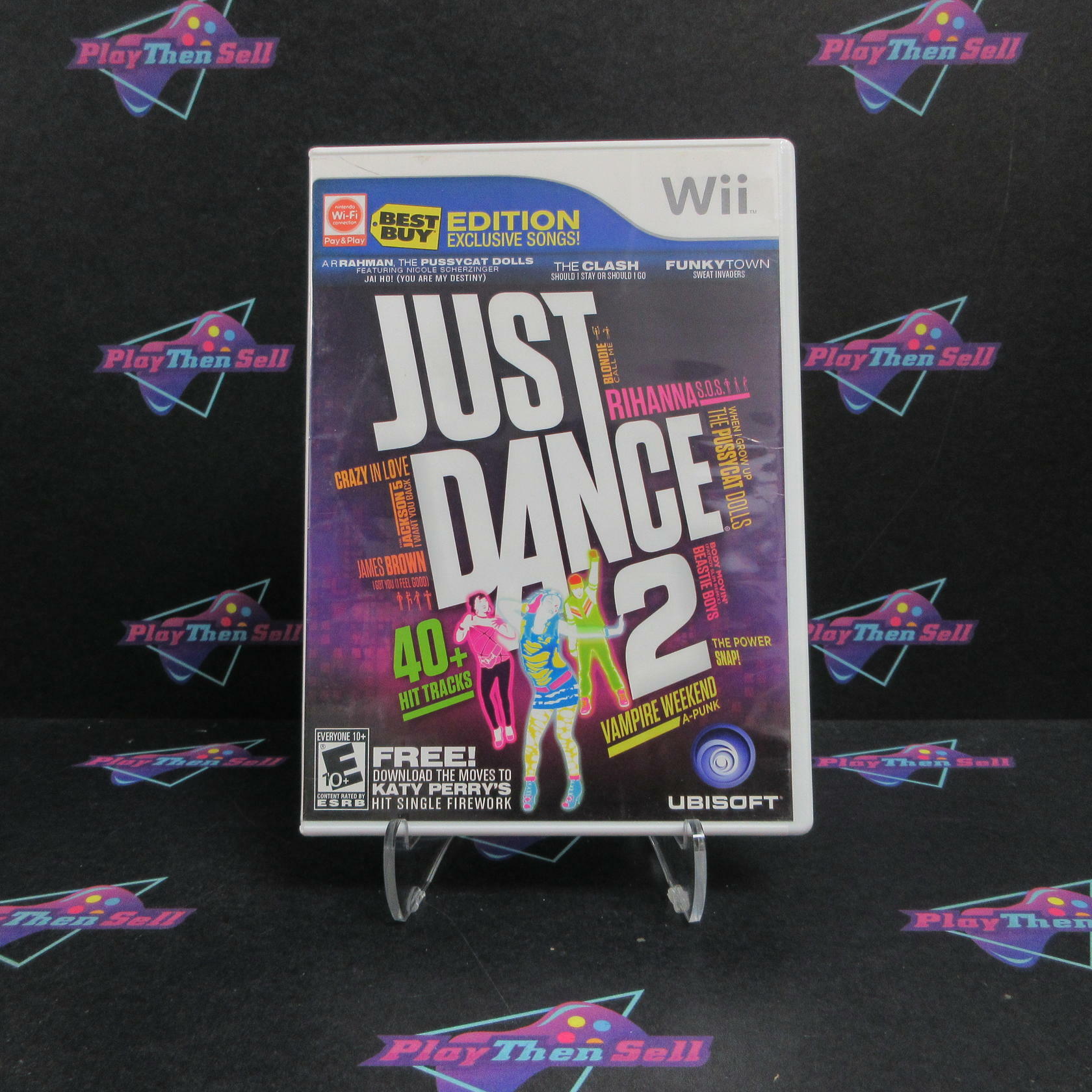 Just Dance 2 Best Buy Edition Nintendo Wii DD Complete CIB - Very Good