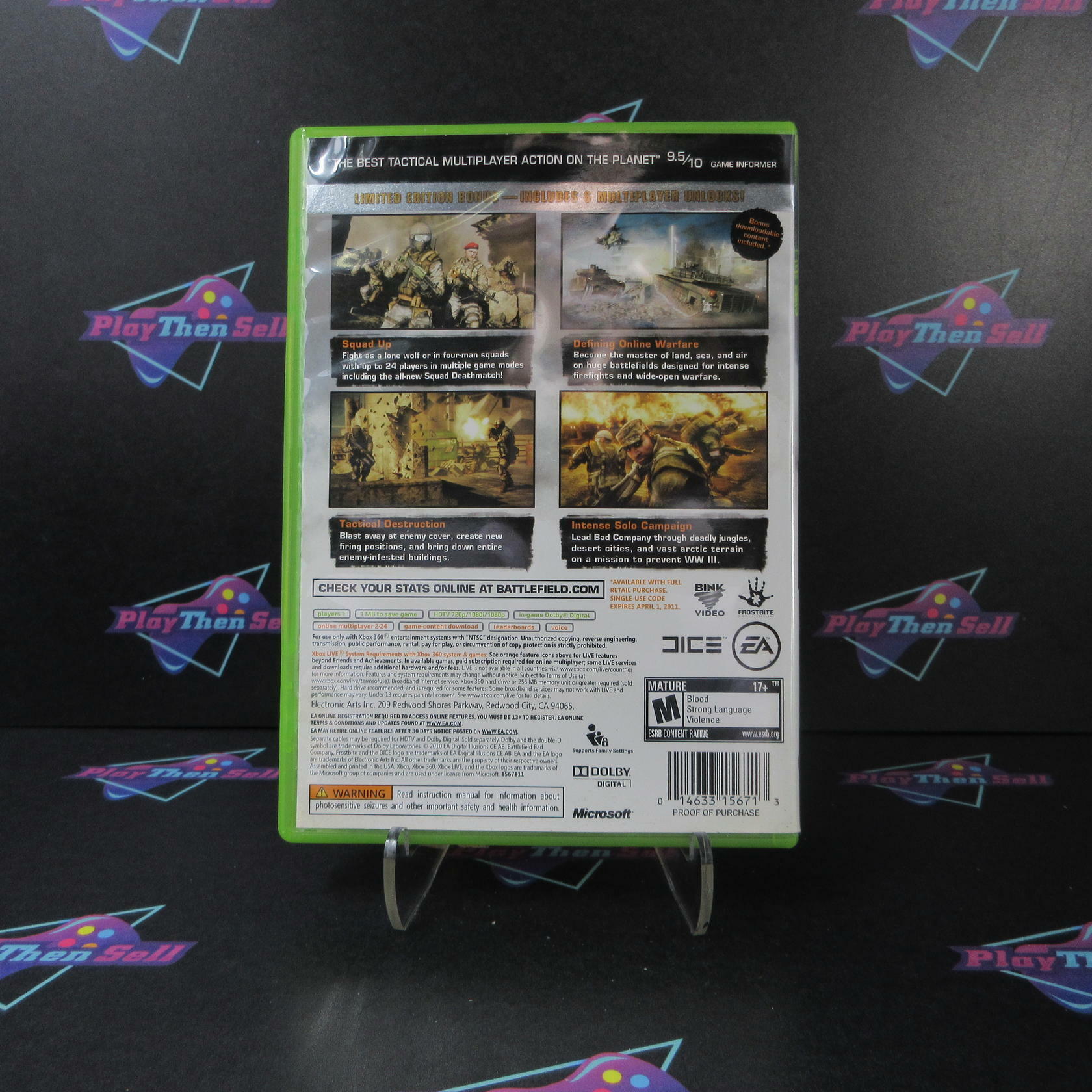 Battlefield Bad Company 2 Limited Edition Xbox 360 Complete - Excellent
