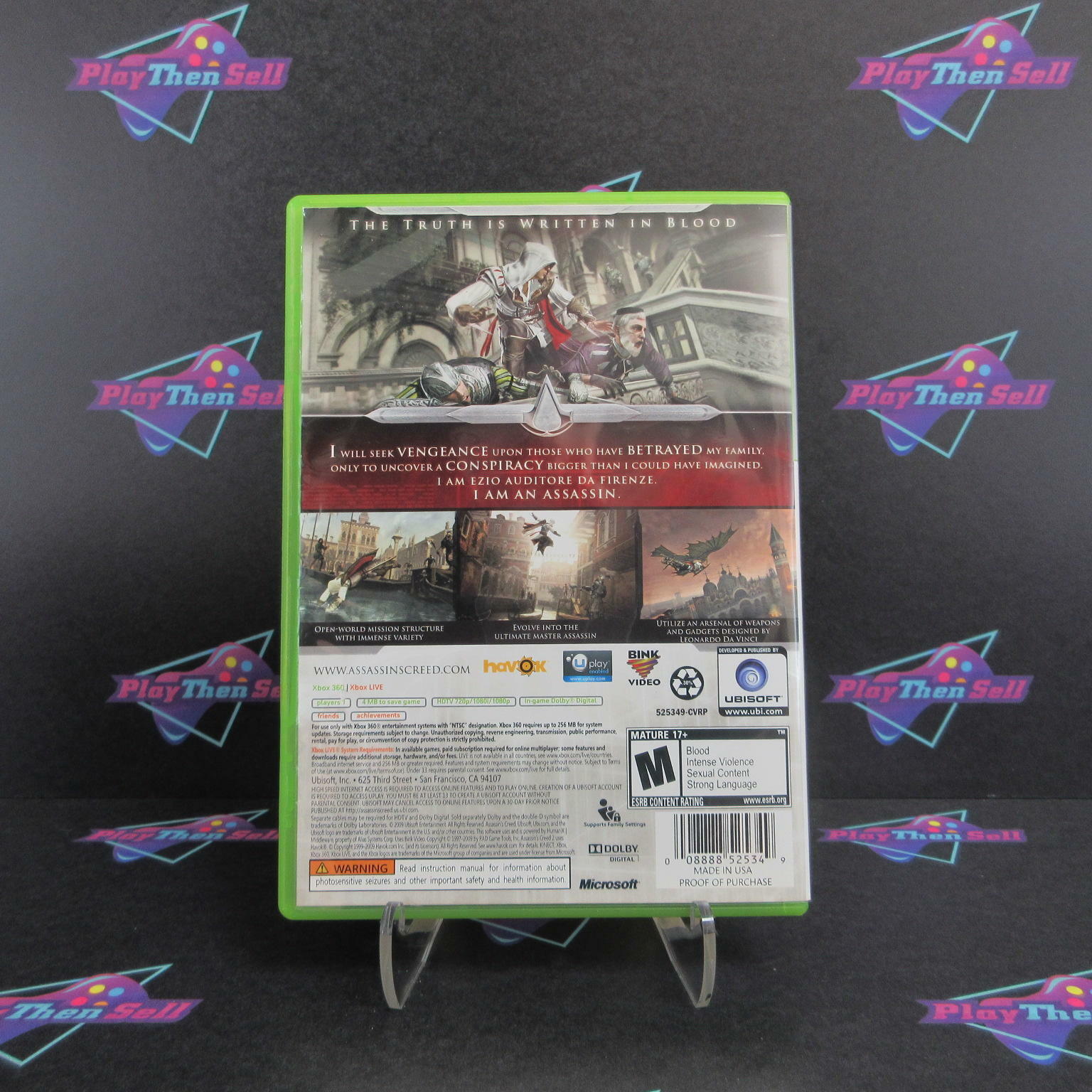 Assassin's Creed II 2 Xbox 360 PH Complete - Excellent